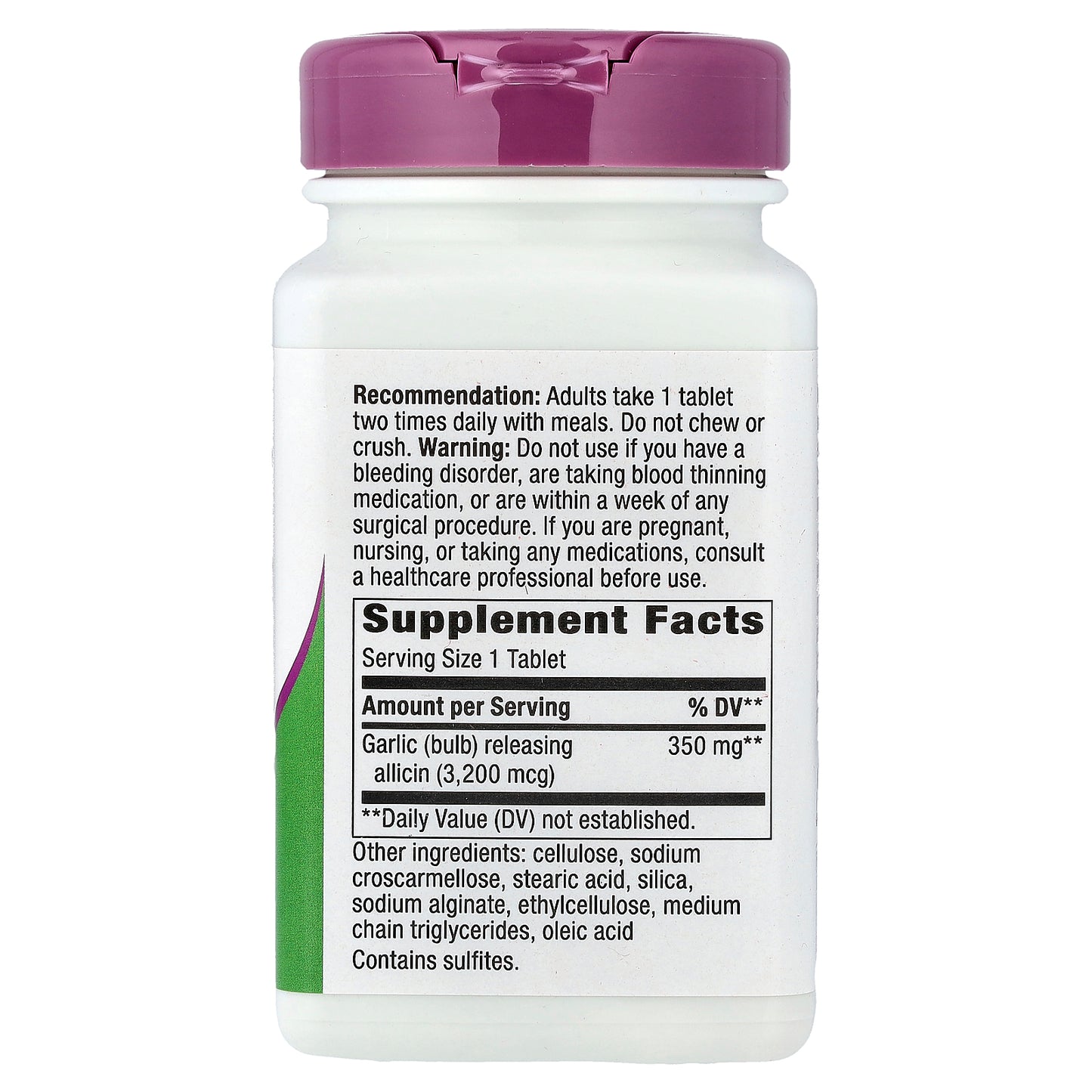 Nature's Way, Garlicin® Cardio, 350 mg, 180 Vegan Tablets