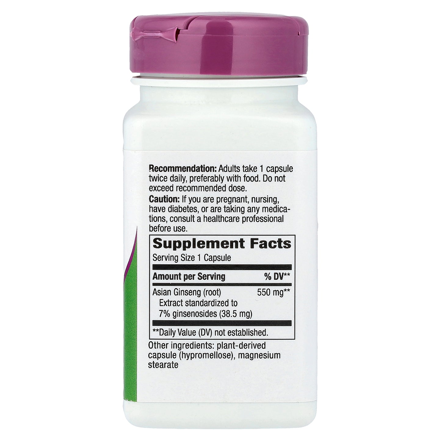 Nature's Way, Asian Ginseng, 550 mg, 60 Vegan Capsules