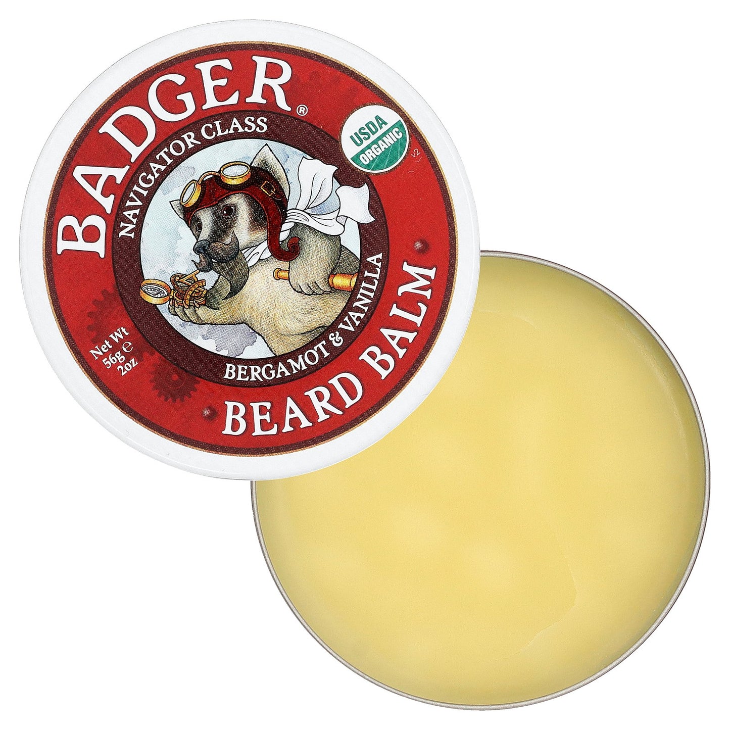 Badger, Beard Balm, Bergamot & Vanilla, 2 oz (56 g)