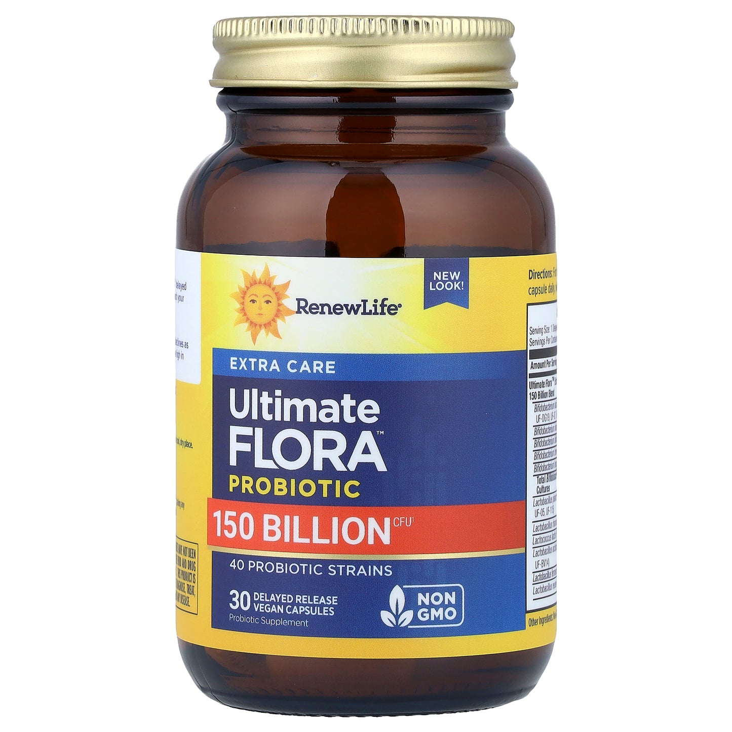 Renew Life, Extra Care, Ultimate Flora™ Probiotic, 30 Delayed Release Vegan Capsules