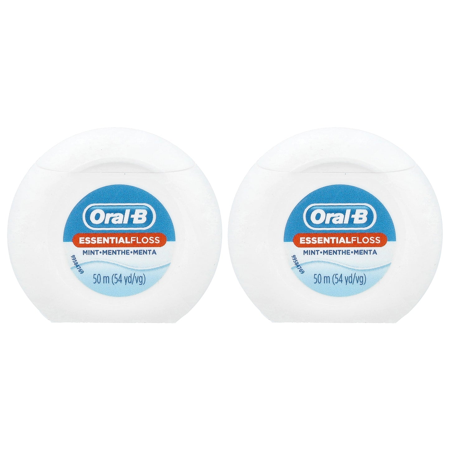 Oral-B, EssentialFloss™, Value Pack, Mint, 2 Pack, 54 yd (50 m) Each