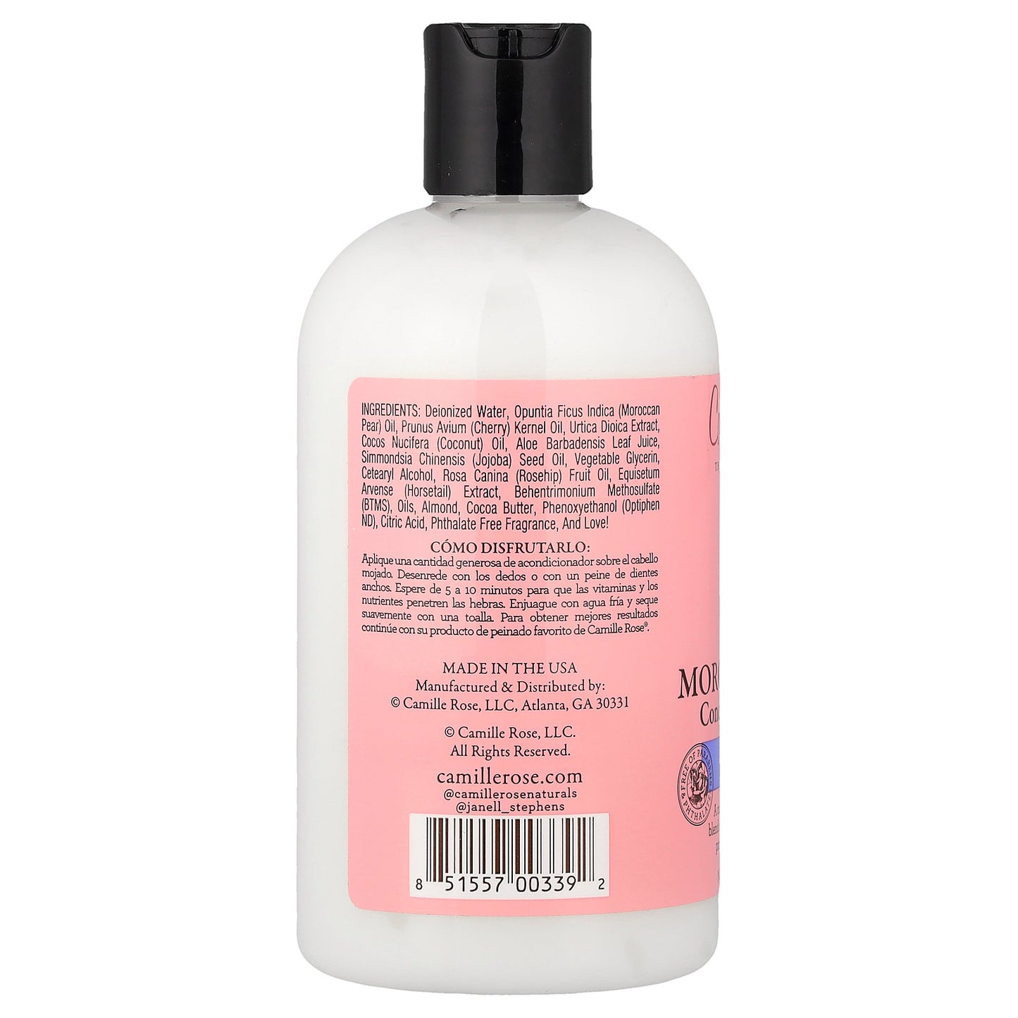 Camille Rose, Moroccan Pear®, Conditioning Custard, Moroccan Pear & Cherry Kernel Oil, 12 oz (355 ml)