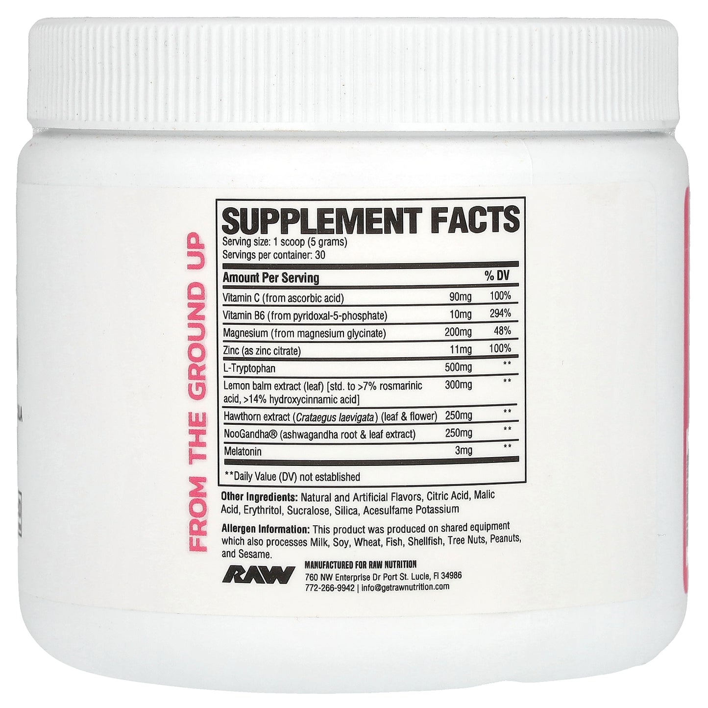 Raw Nutrition, Sleep, Strawberry Kiwi, 5.29 oz (150 g)