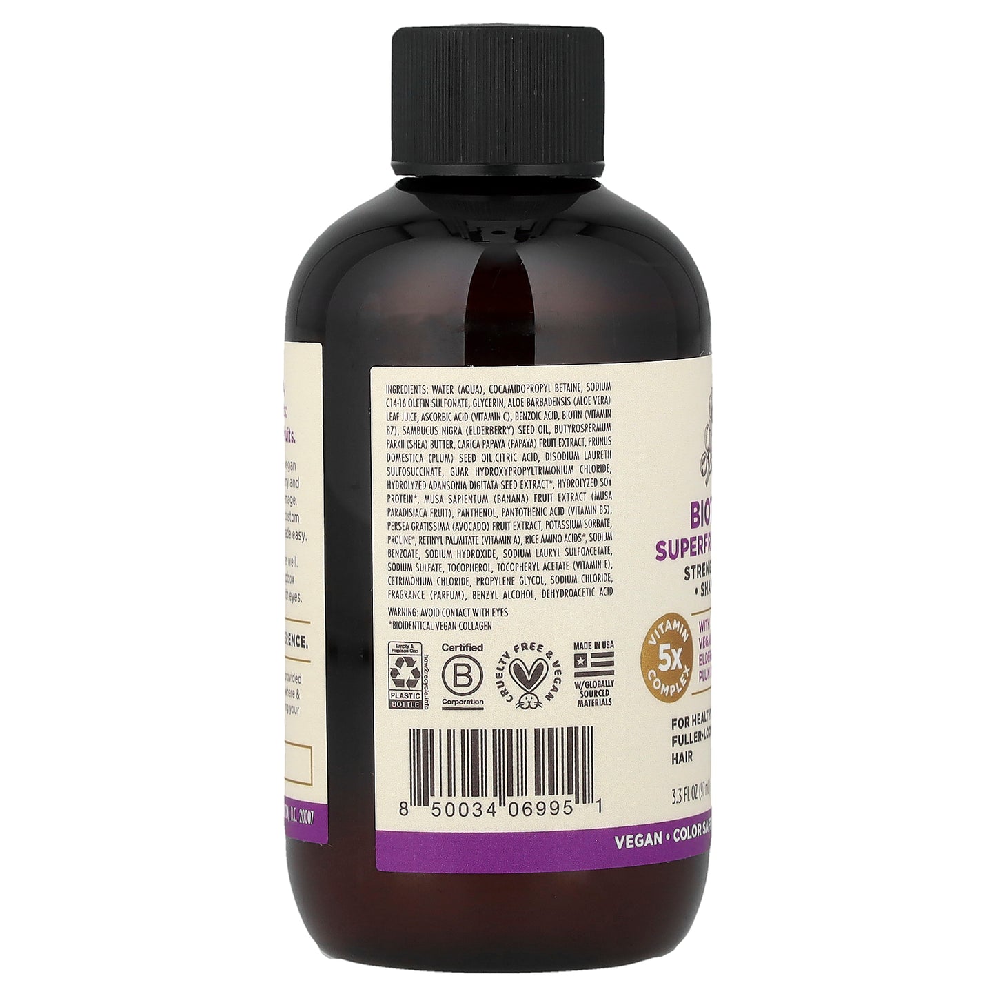 Soapbox, Strengthening Shampoo, Biotin & Superfruit, 3.3 fl oz (97 ml)