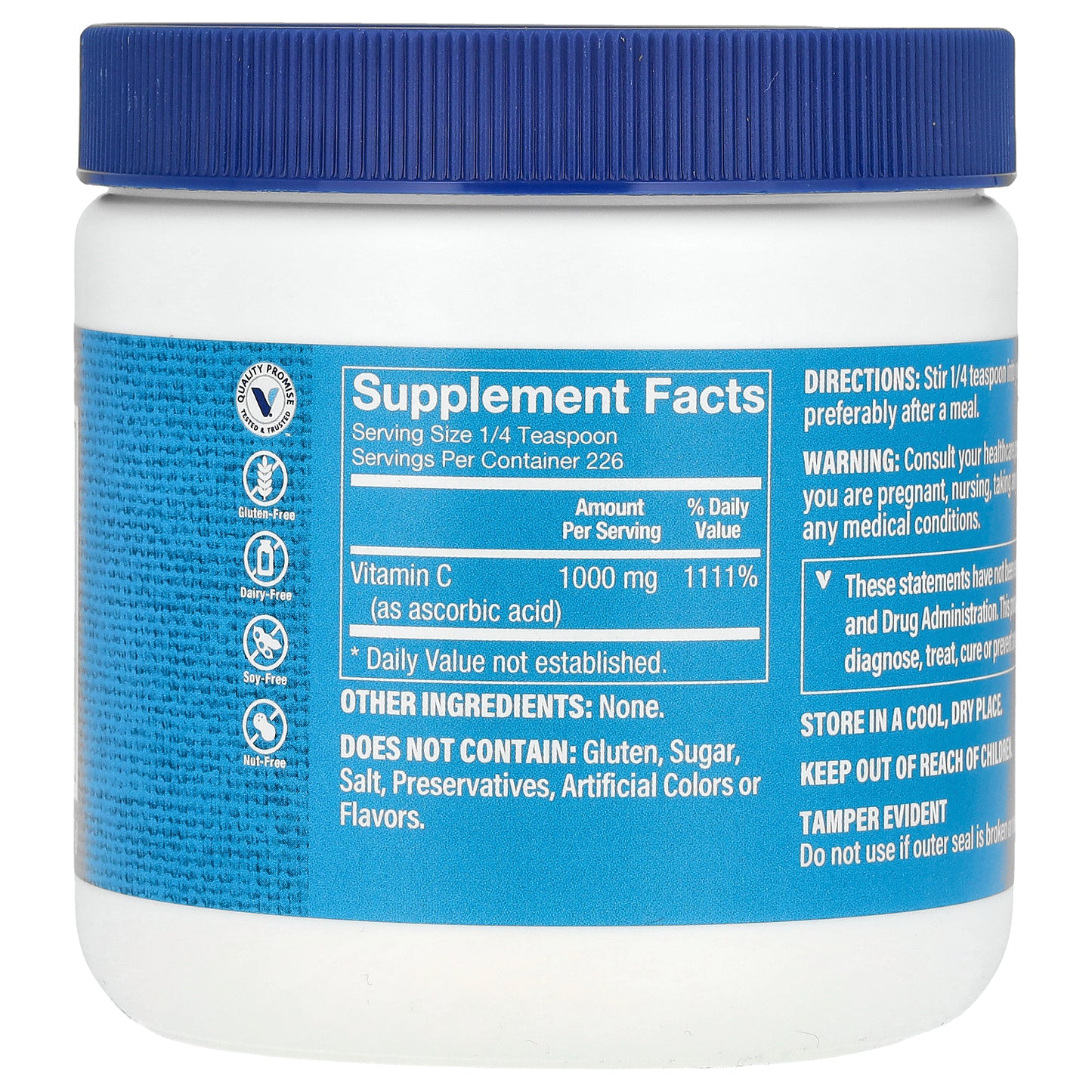 The Vitamin Shoppe, Vitamin C Powder, 8 oz (227 g)