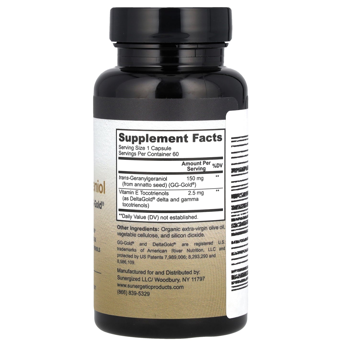 Sunergetic, Geranylgeraniol, 60 Liquid Capsules