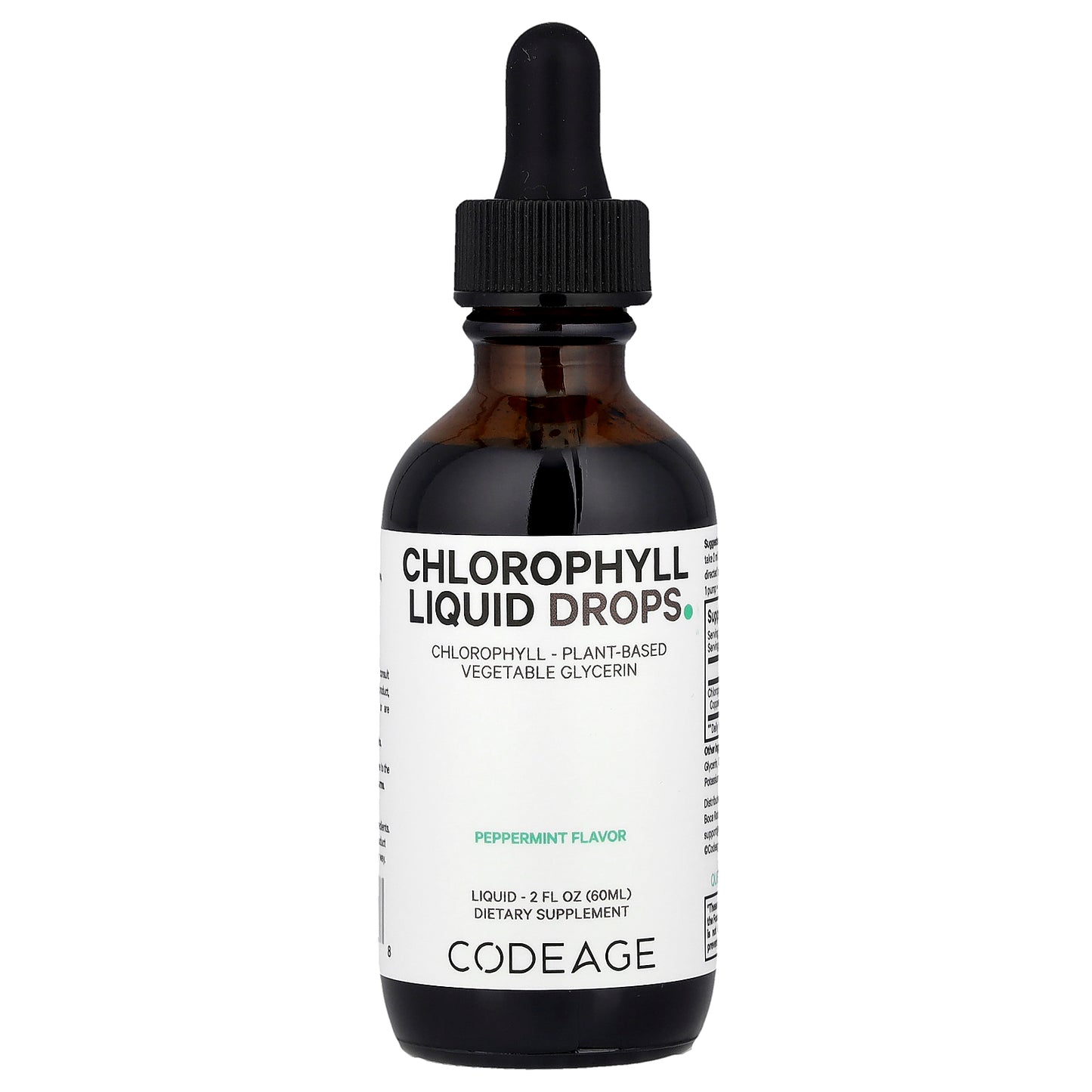 Codeage, Chlorophyll Liquid Drops, Peppermint, 2 fl oz (60 ml)