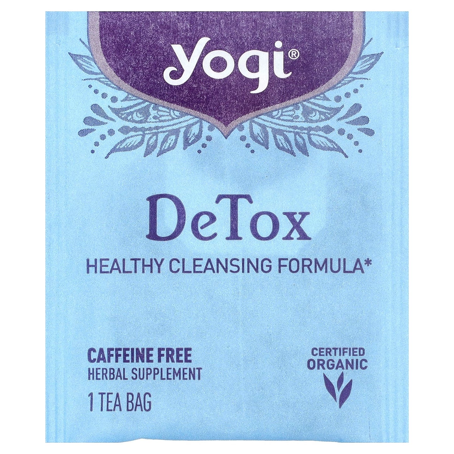 Yogi Tea, DeTox, Caffeine Free, 16 Tea Bags, 1.02 oz (29 g)