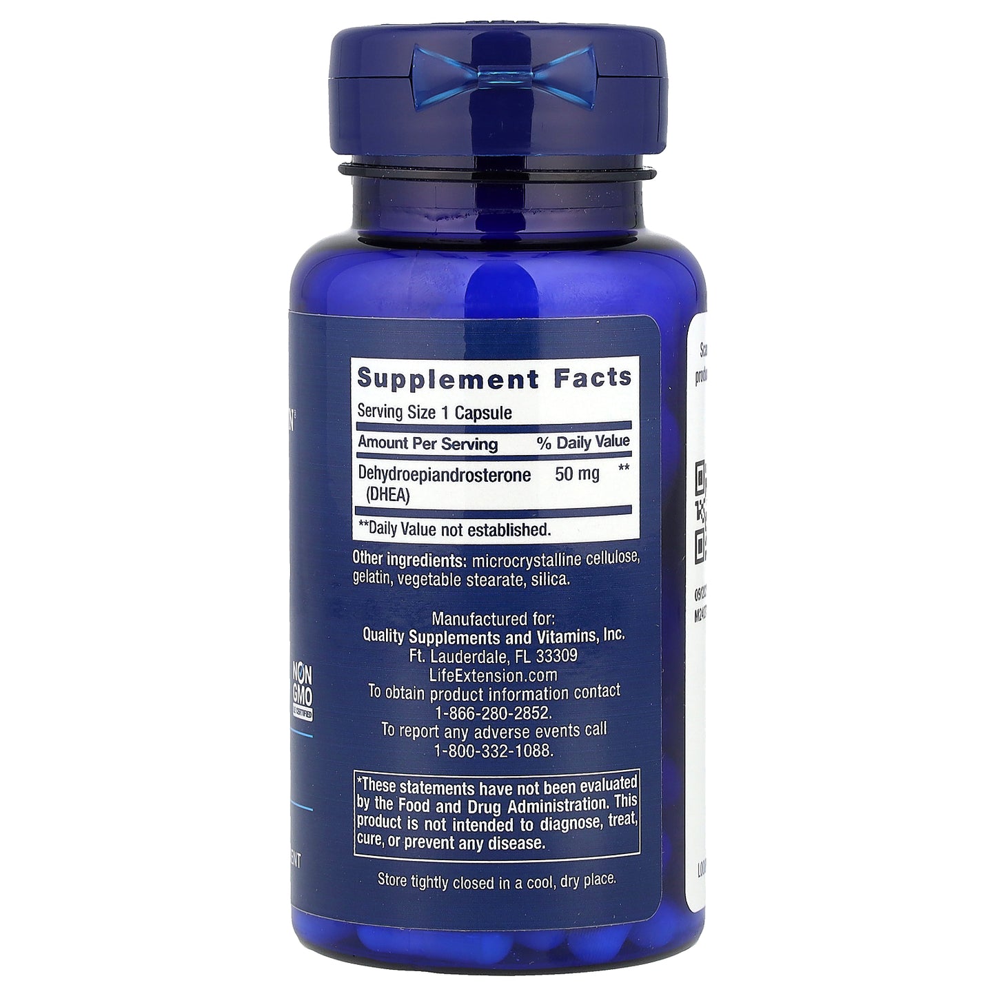 Life Extension, DHEA, 50 mg, 60 Capsules