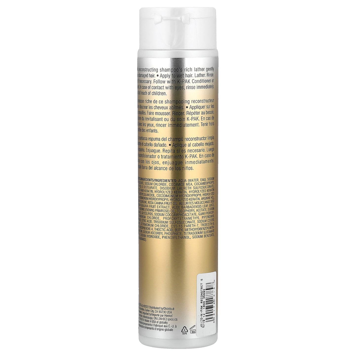 Joico, K-PAK Reconstructing Shampoo, 10.1 fl oz (300 ml)