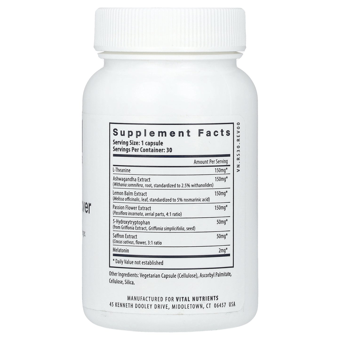 Vital Nutrients, Sleep + Recover , 30 Vegan Capsules