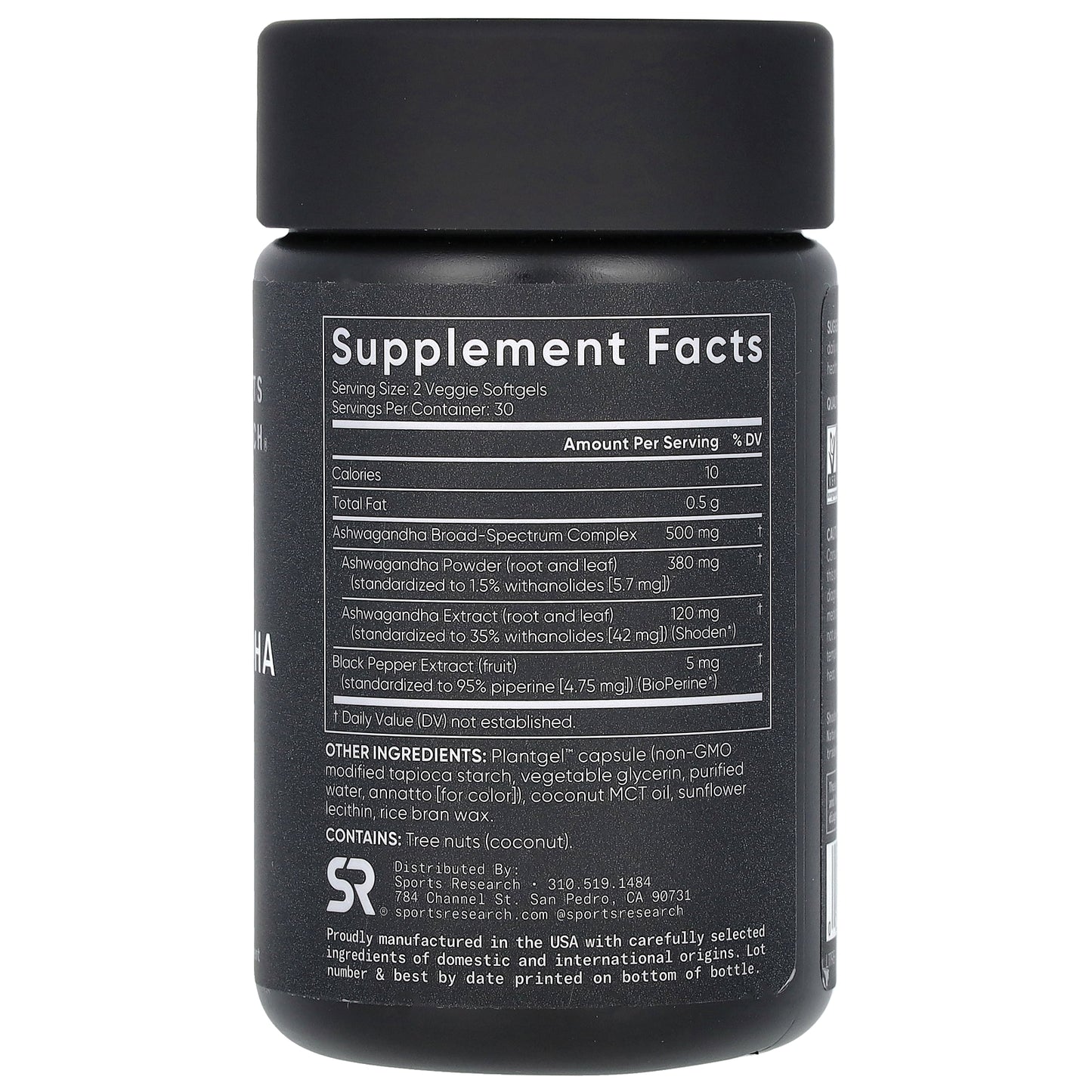 Sports Research, Ashwagandha, 60 Veggie Softgels