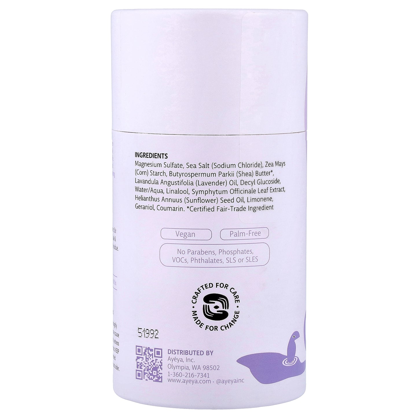 Ayeya, Baby, Bath Salts, Lavender, 16 oz (453 g)