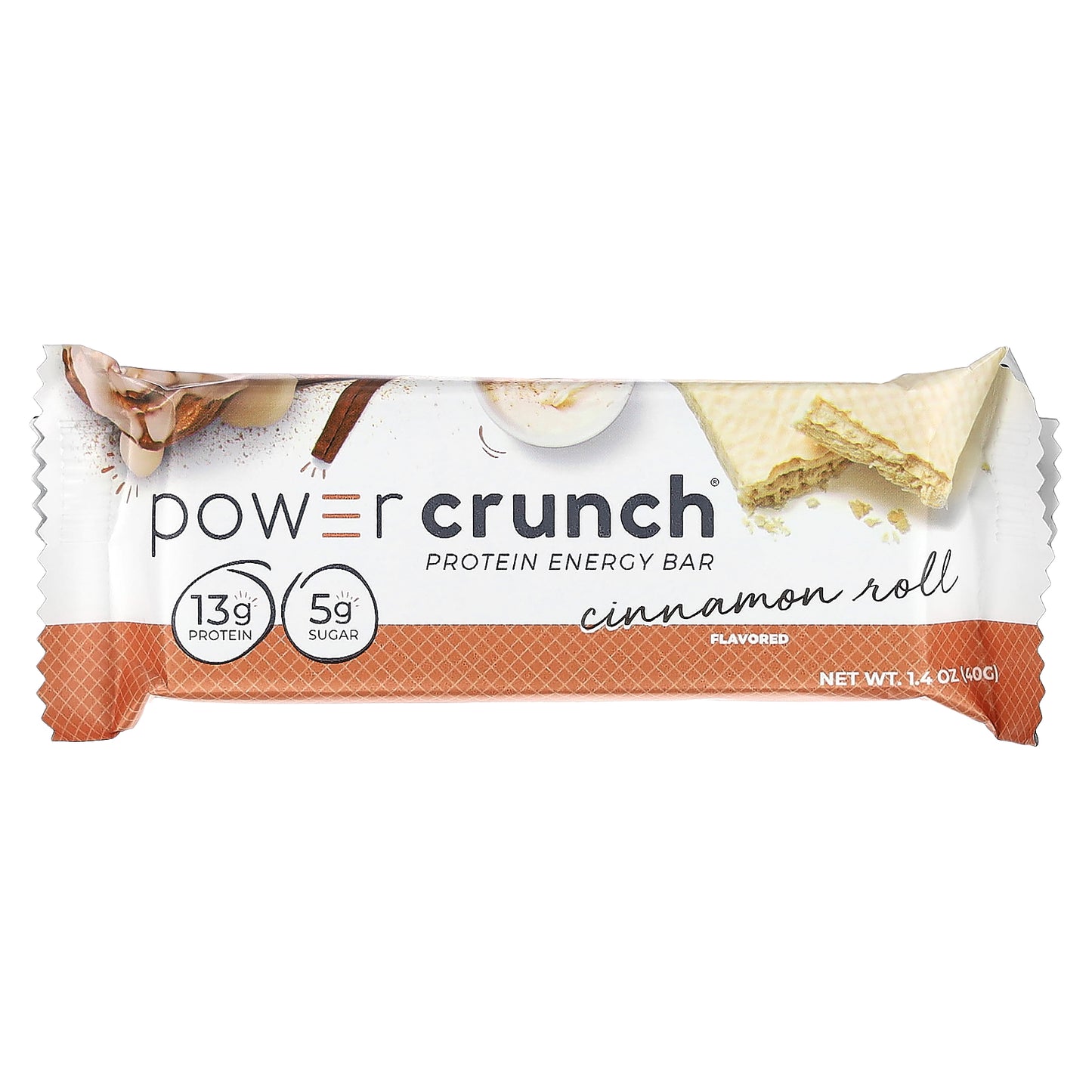 BNRG, Power Crunch®, Protein Energy Bar, Cinnamon Roll, 12 Bars, 1.4 oz (40 g) Each