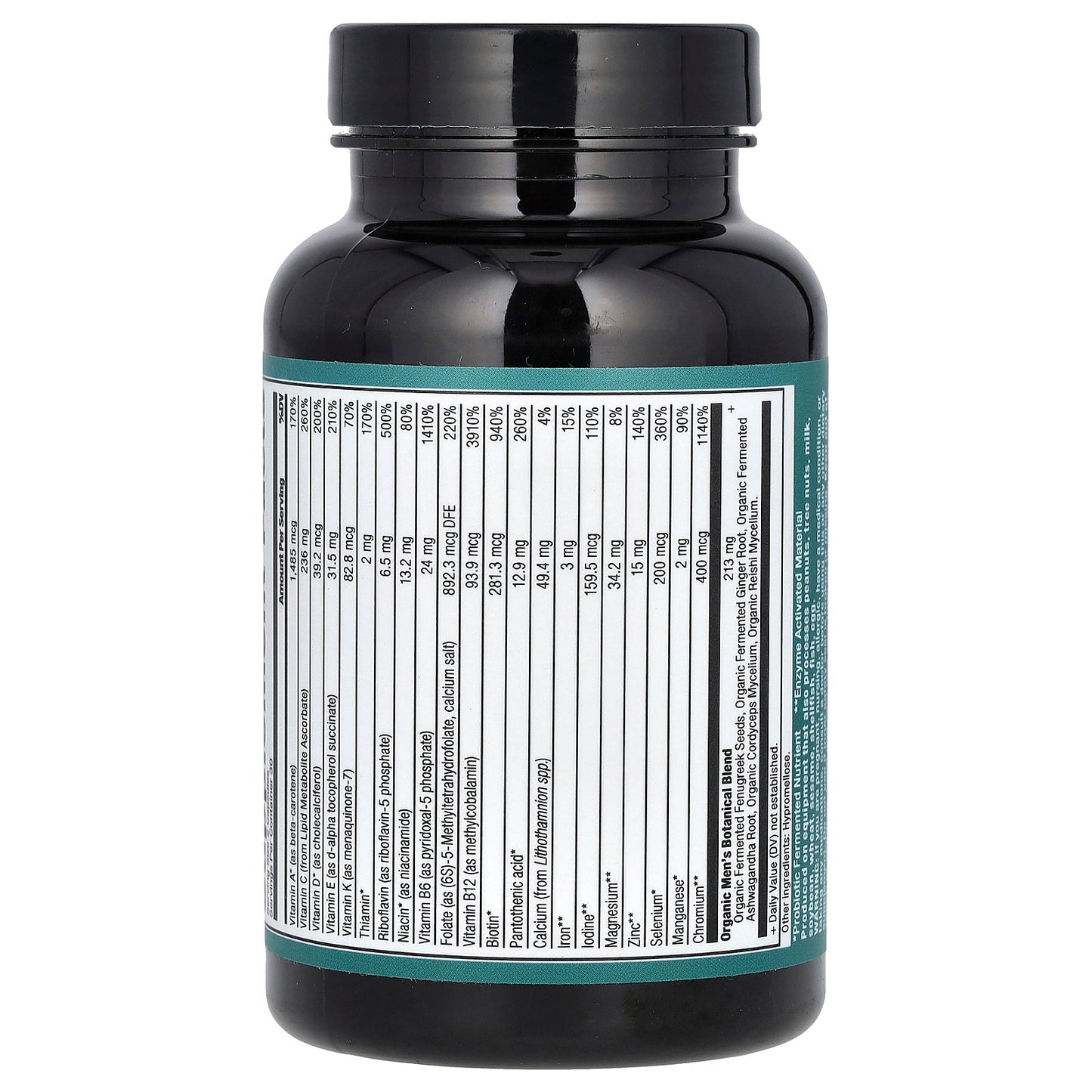 Ancient Nutrition, Men's Fermented Multivitamin, 60 Capsules