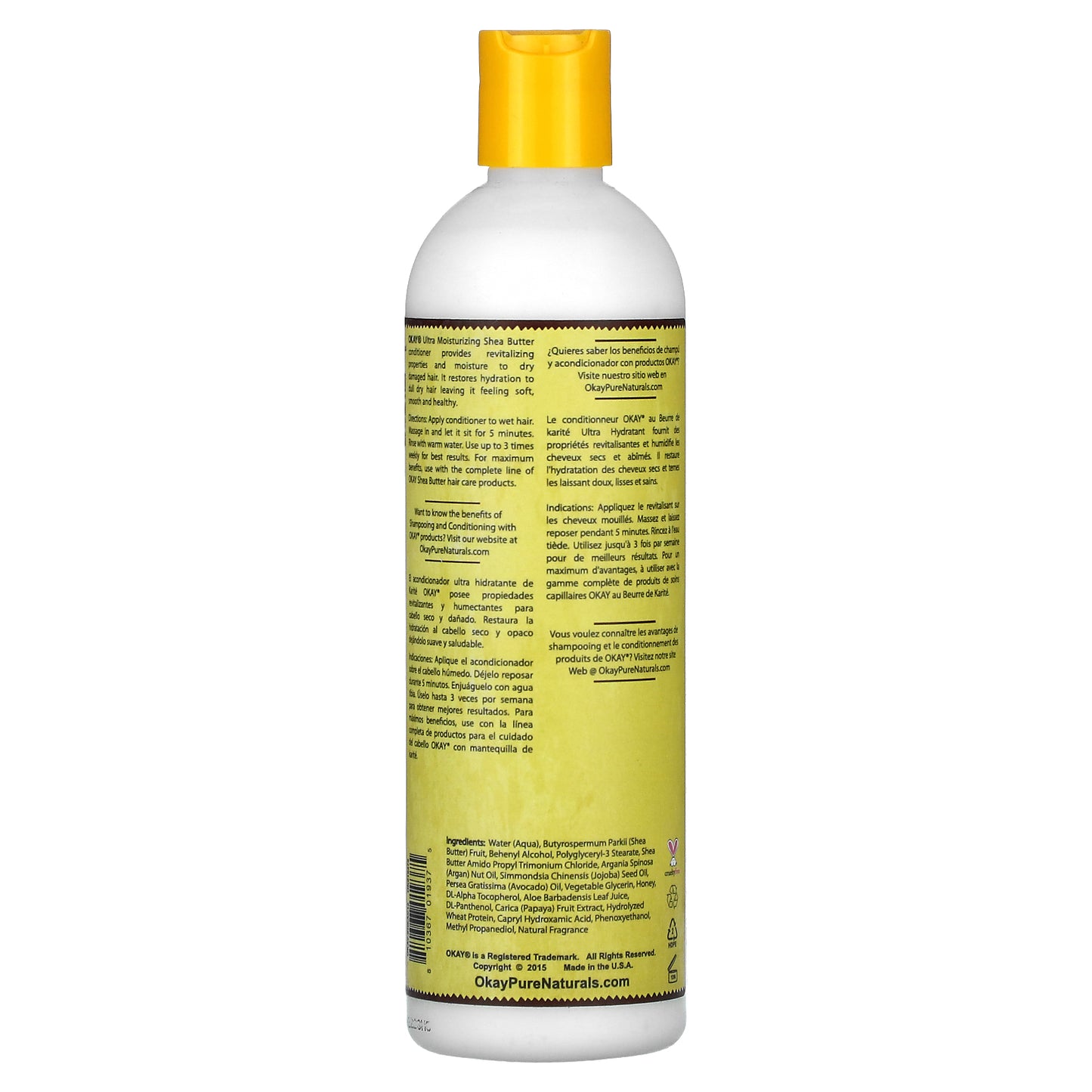 Okay Pure Naturals, Ultra Moisturizing Shea Conditioner, 12 fl oz (355 ml)