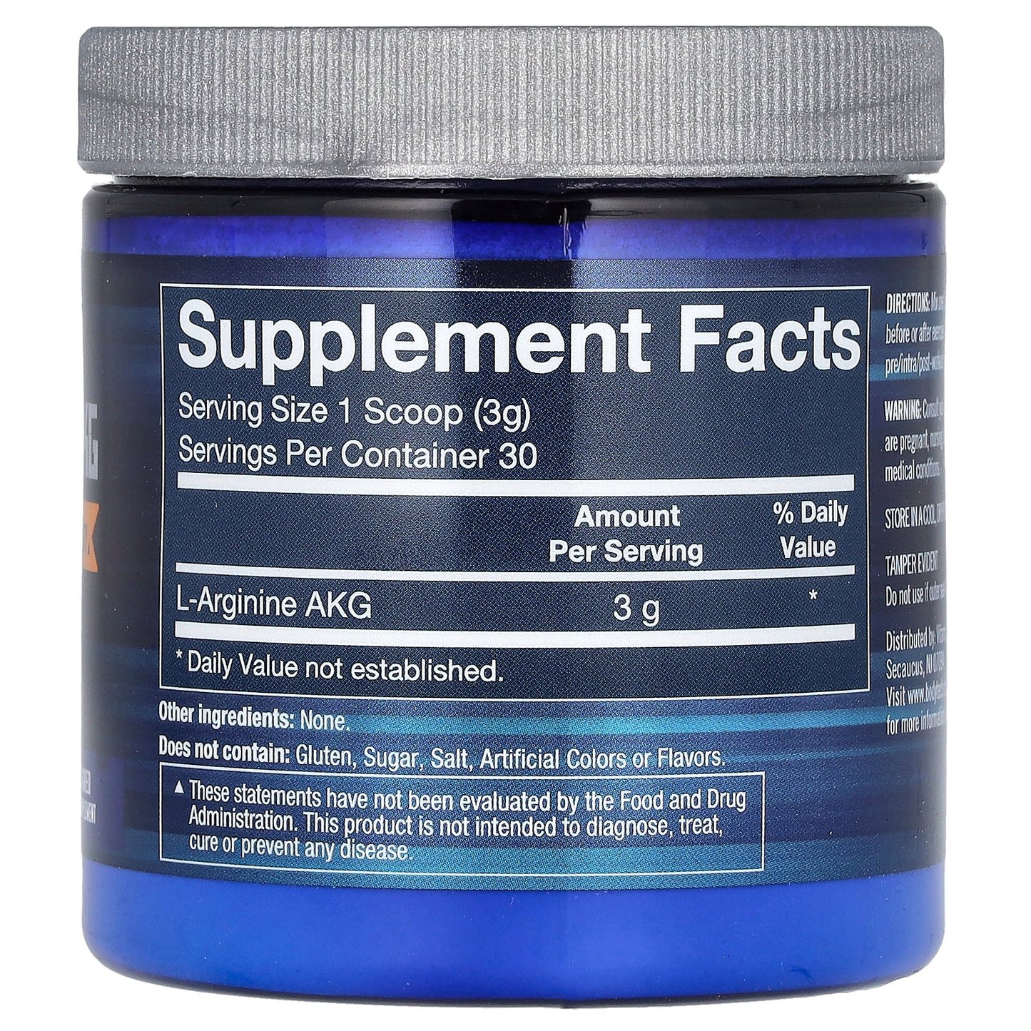 BodyTech, L-Arginine AKG, Unflavored, 3.17 oz (90 g)