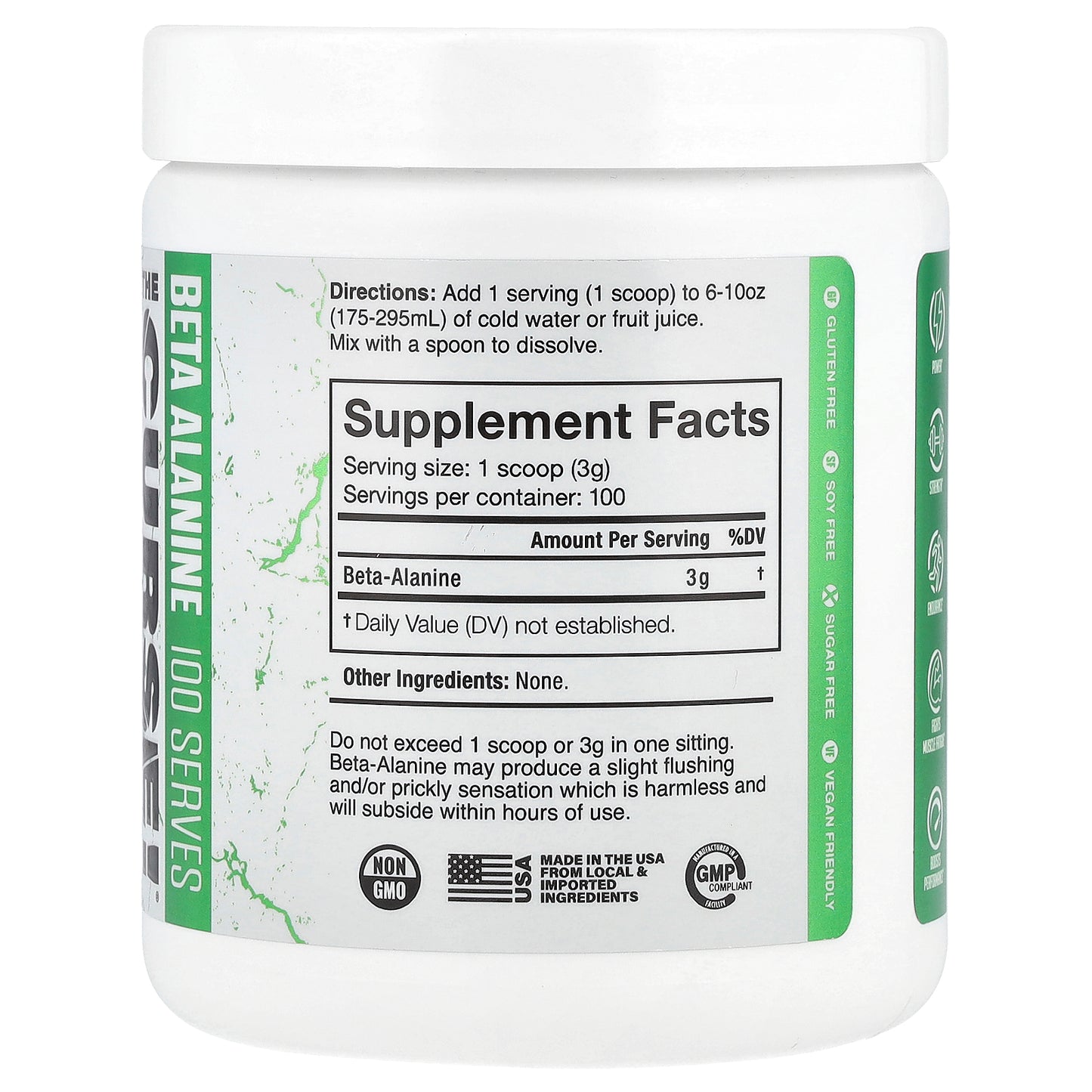 JNX Sports, The Curse!®, Beta Alanine, Unflavored, 10.6 oz (300 g)