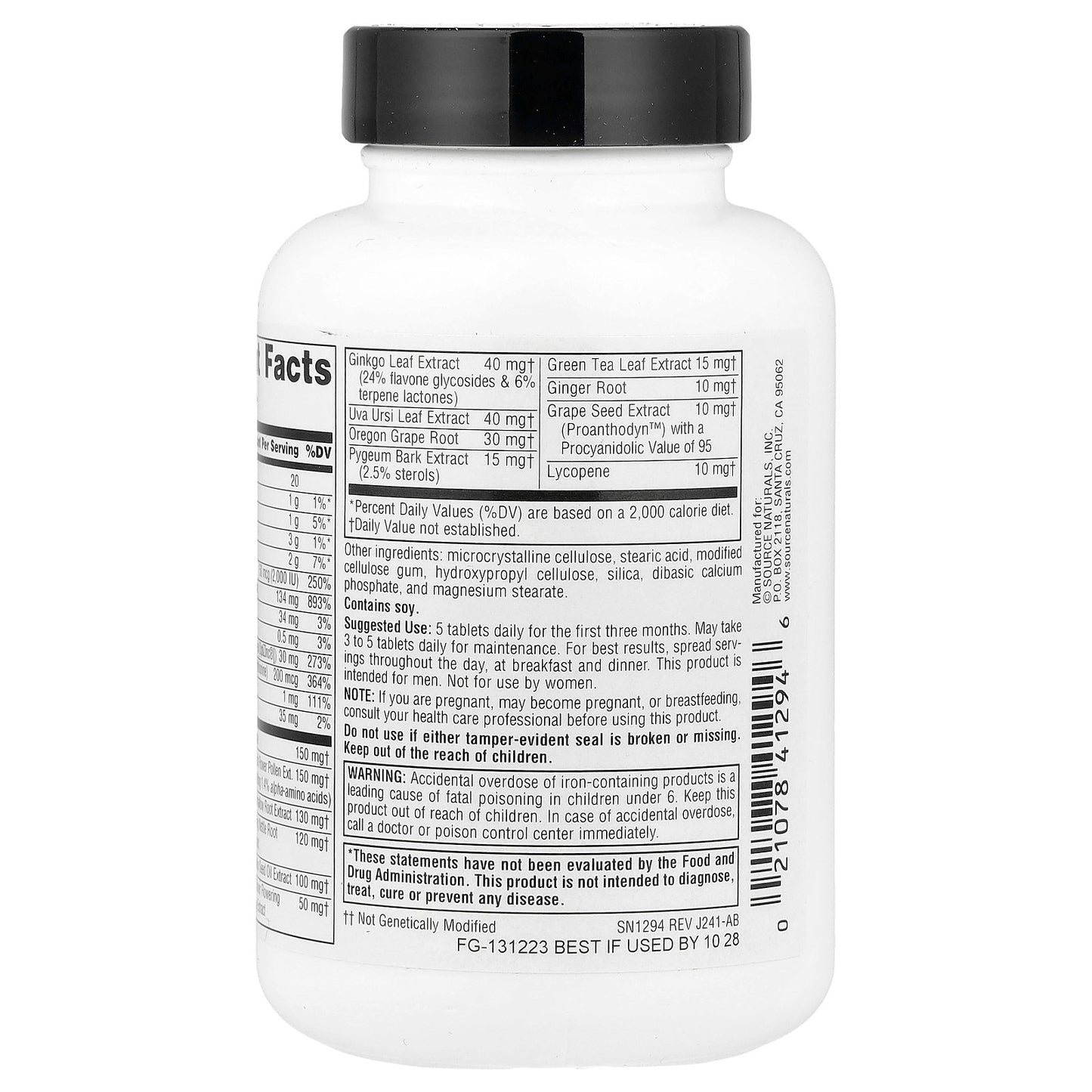 Source Naturals, Prosta-Response™, 45 Tablets