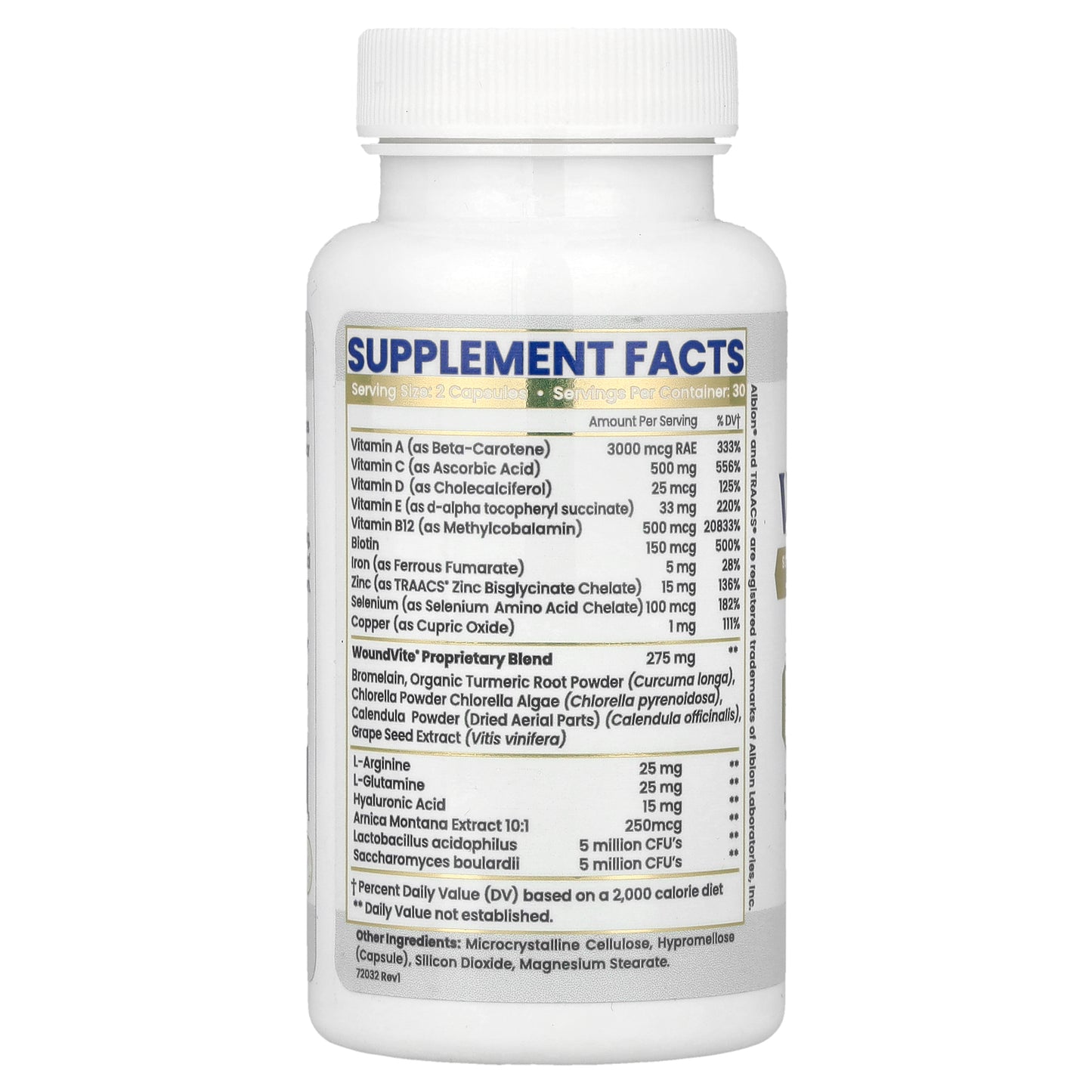 Zen Nutrients, WoundVite®, 60 Capsules