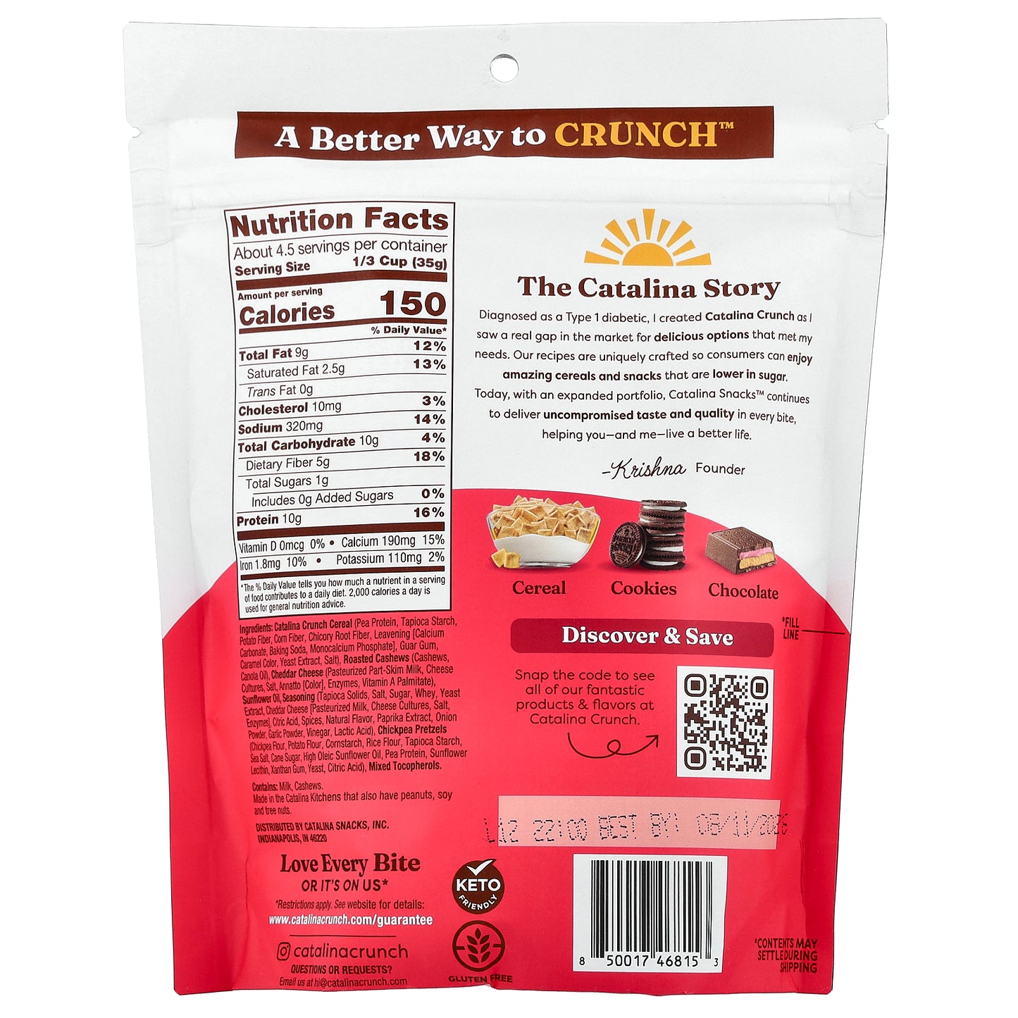 Catalina Crunch, Protein Snack Mix, Spicy Kick, 5.25 oz (148 g)