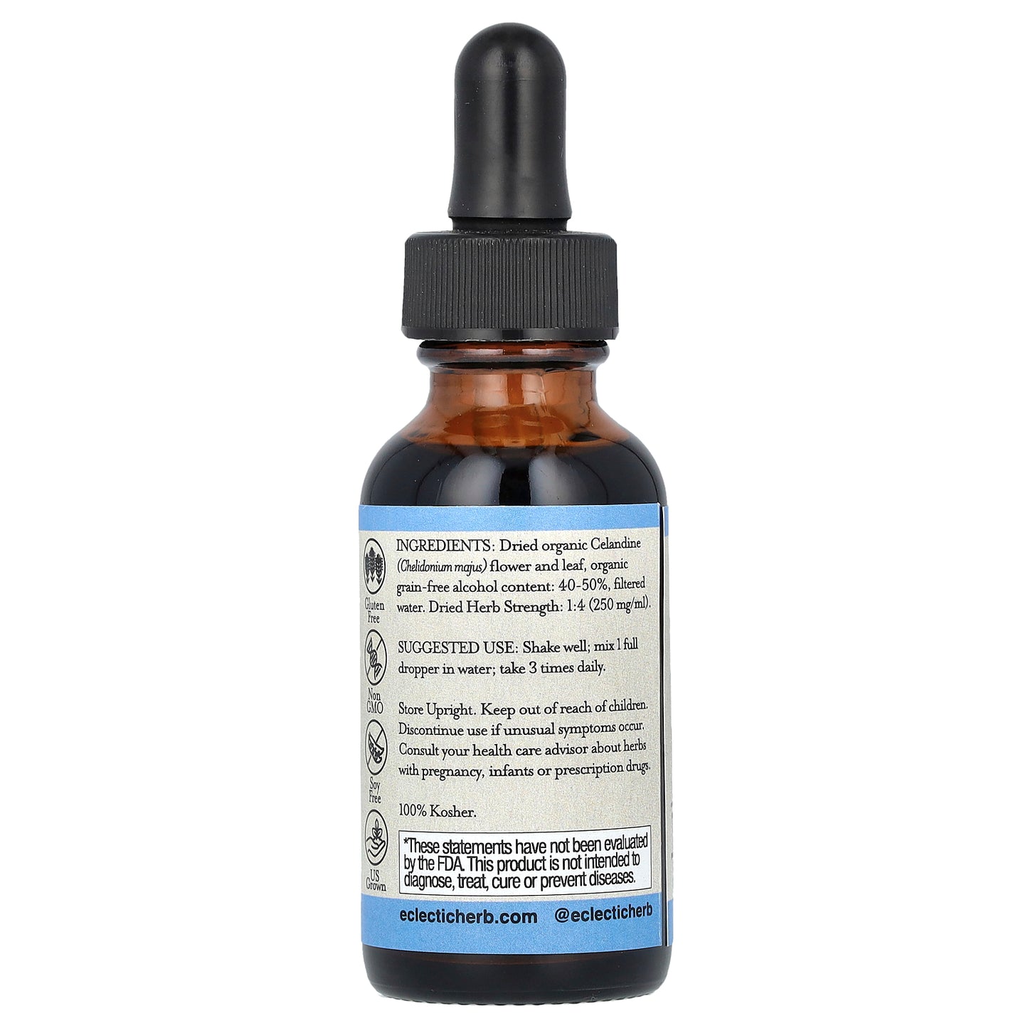 Eclectic Herb, Celandine Extract, 250 mg, 1 fl oz (30 ml)