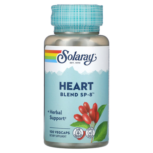 Solaray, Heart Blend SP-8, 100 VegCaps