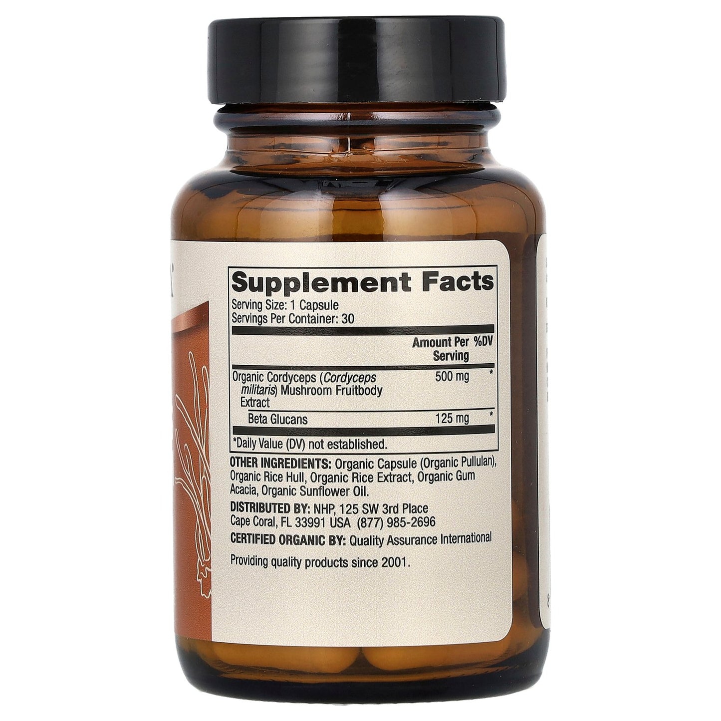 Dr. Mercola, Organic Cordyceps Mushroom Extract, 30 Capsules