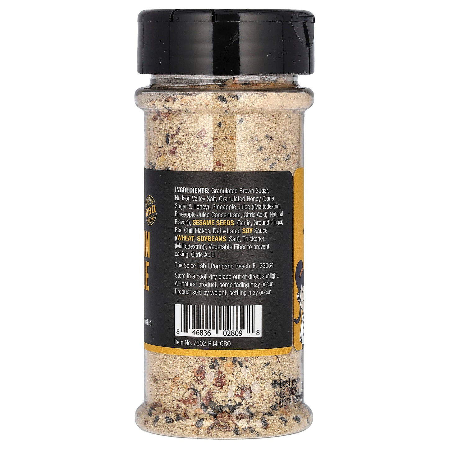 The Spice Lab, Polynesian Pineapple Rub, 4.5 oz (127 g)