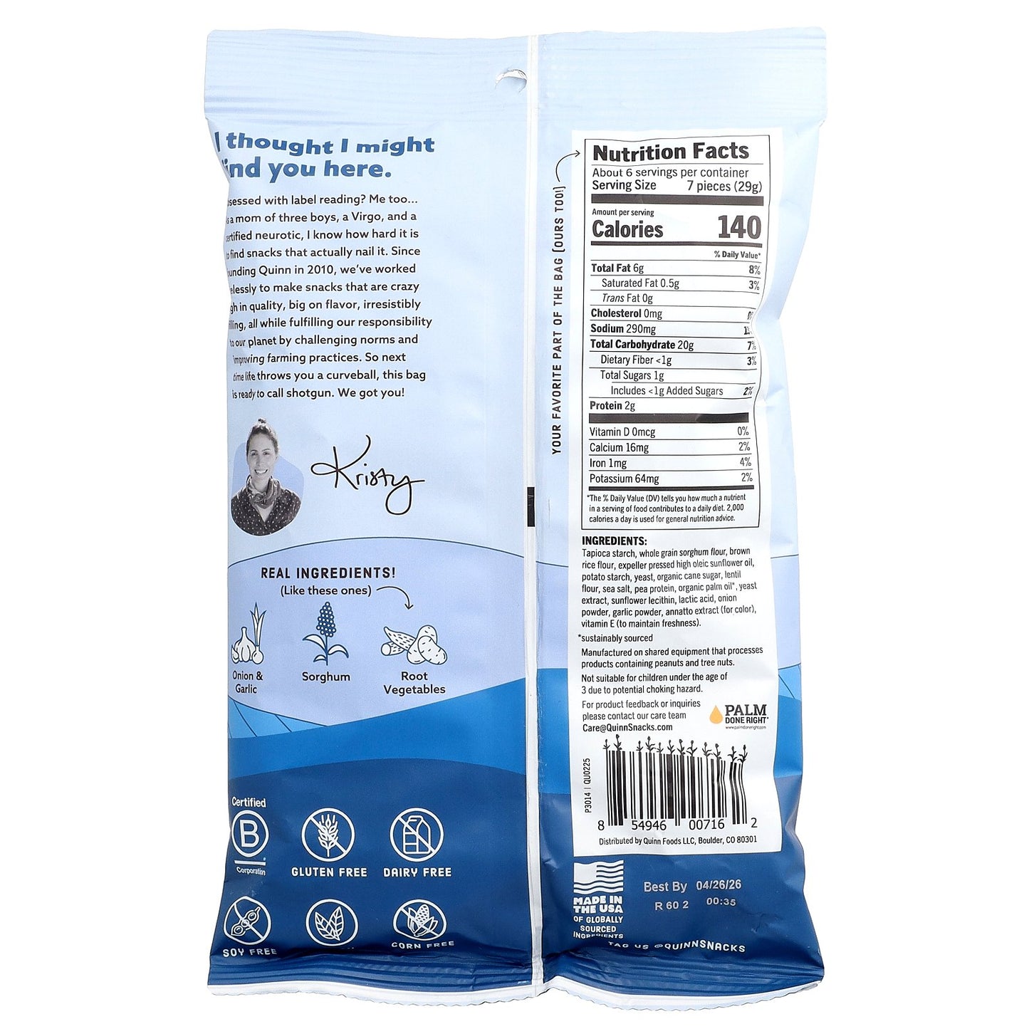 Quinn Snacks, Filled Pretzel Nuggets, Cheddah Cheezy , 5.8 oz (164 g)