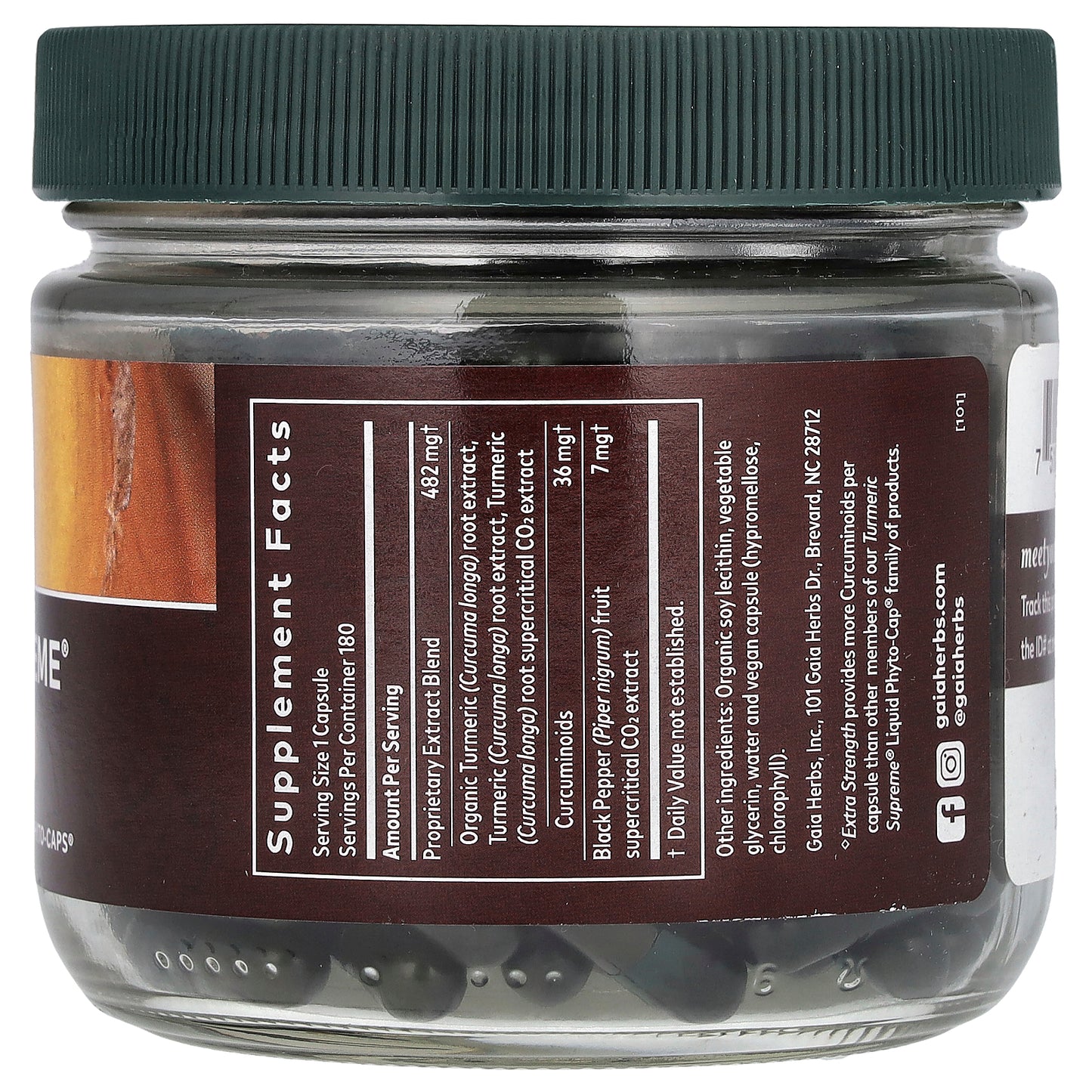 Gaia Herbs, Turmeric Supreme, 180 Vegan Liquid Phyto-Caps