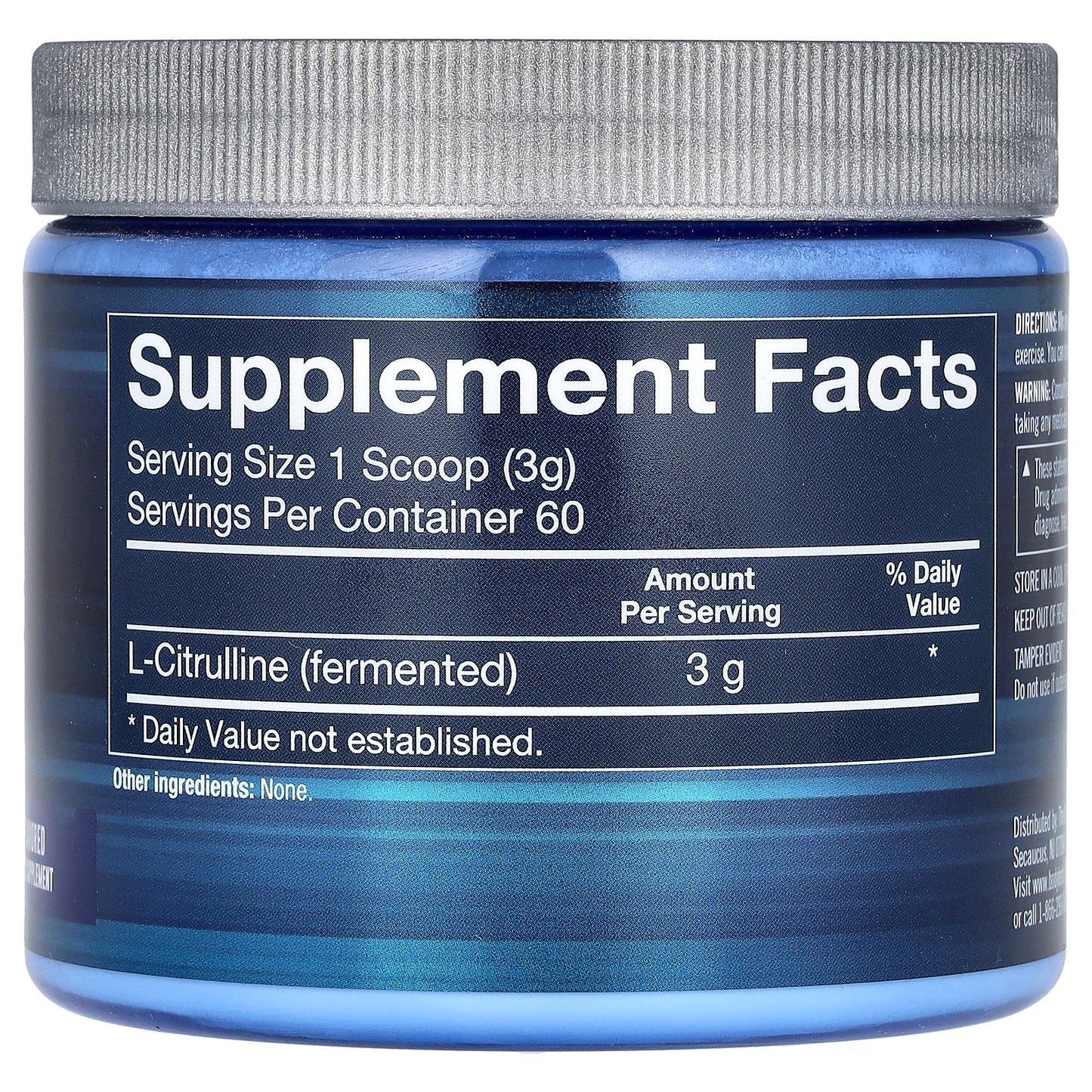 BodyTech, L-Citrulline, Fermented, Unflavored, 6.35 oz (180 g)