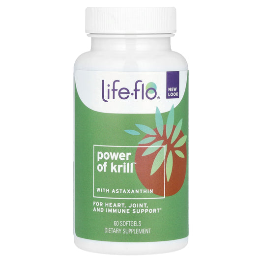 Life-flo, Power of Krill With Astaxanthin, 60 Softgels