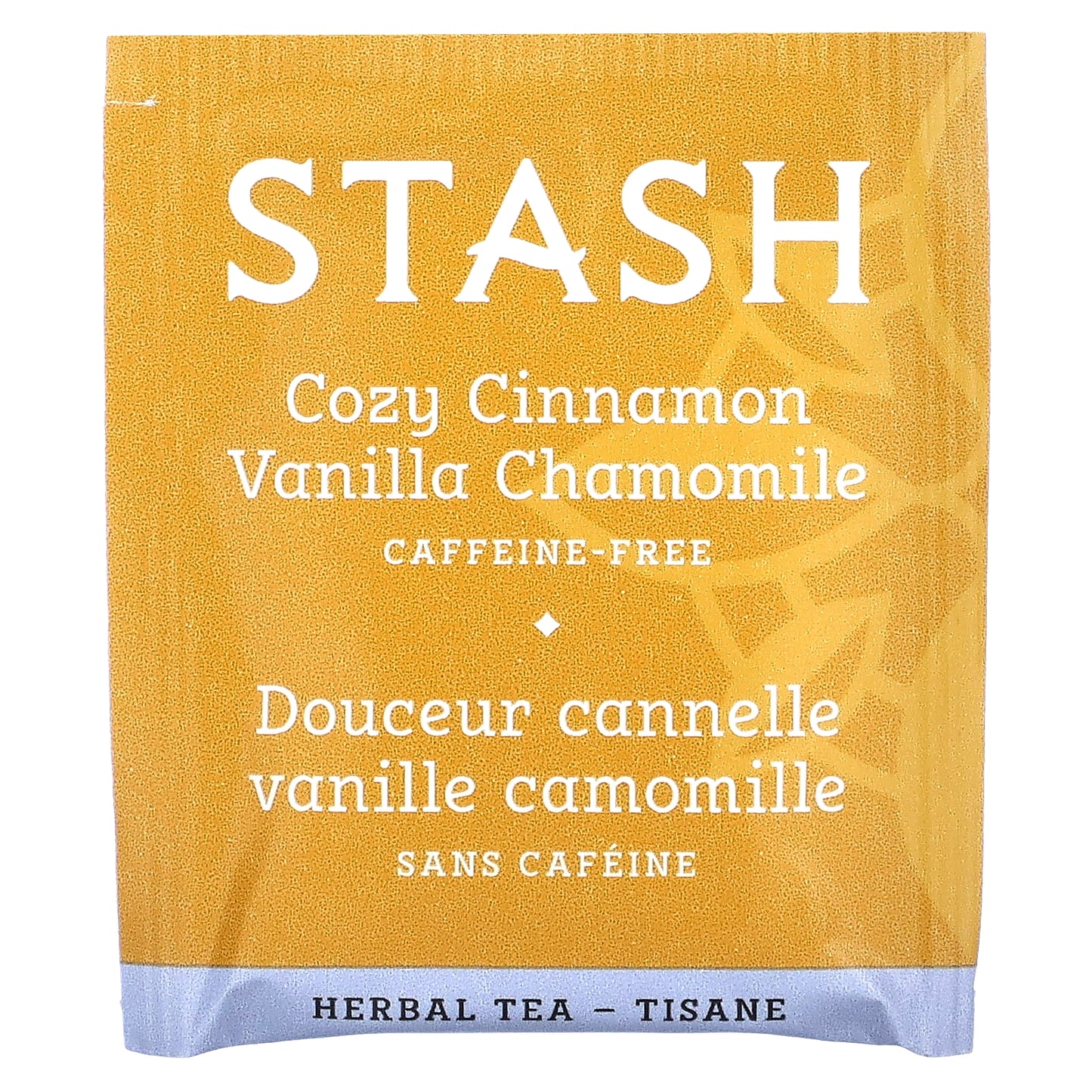 Stash Tea, Herbal Tea, Cozy Cinnamon, Vanilla Chamomile, Caffeine-Free, 18 Tea Bags, 0.8 oz (25 g)