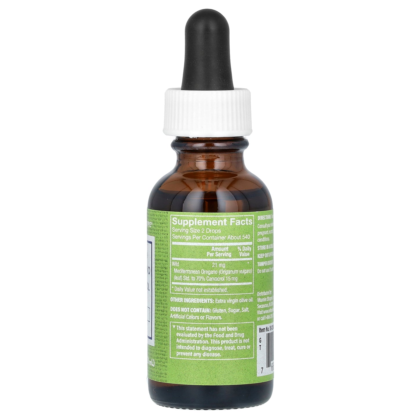 The Vitamin Shoppe, Oil of Oregano, 1 fl oz (30 ml)