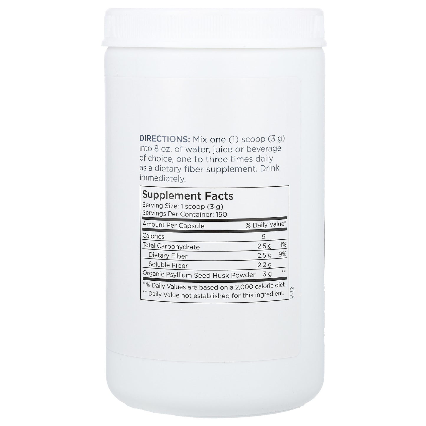 Metabolic Maintenance, Organic Psyllium Husk Powder , 1 lb (454 g)