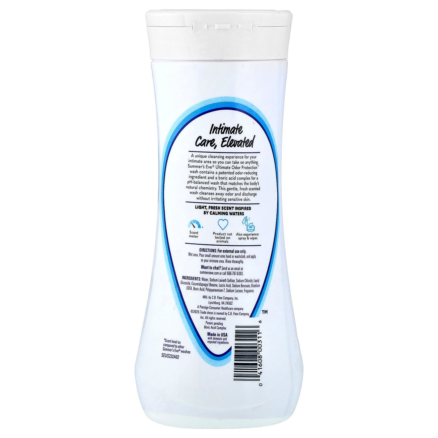 Summer's Eve, Ultimate Odor Protection™, Daily Refreshing Wash, Light Fresh, 15 fl oz (444 ml)