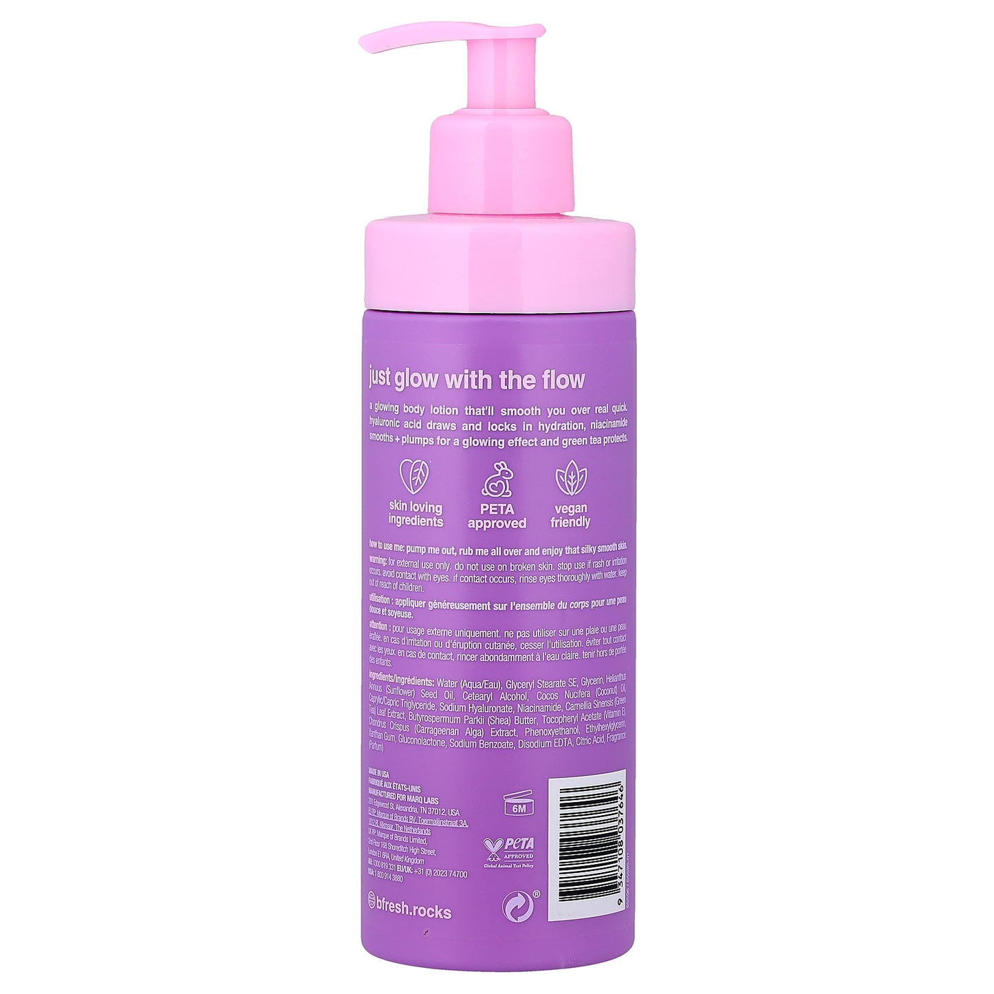 b.fresh, Time To Glow Up, Hydrating Body Lotion, 12 fl oz (355 ml)