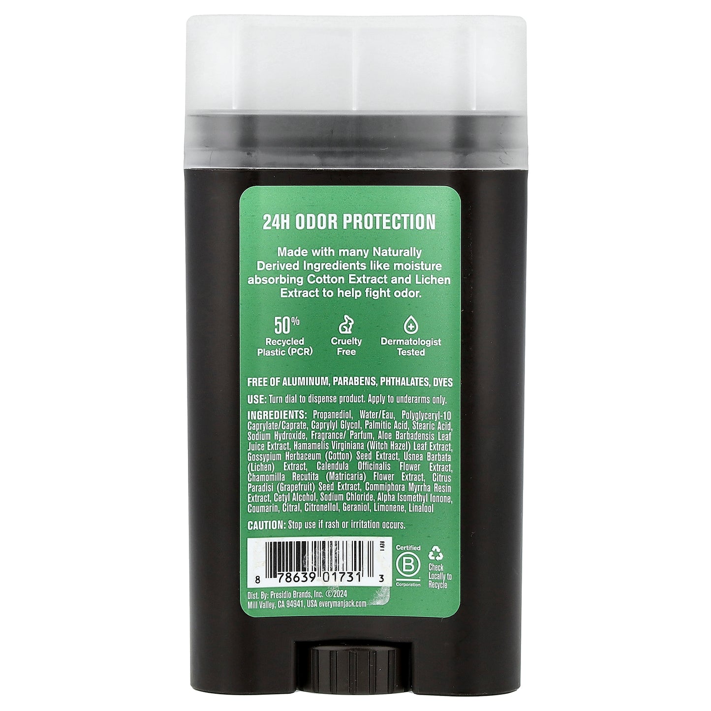 Every Man Jack, Deodorant, Aluminum Free, Surf + Cypress, 3 oz (85 g)