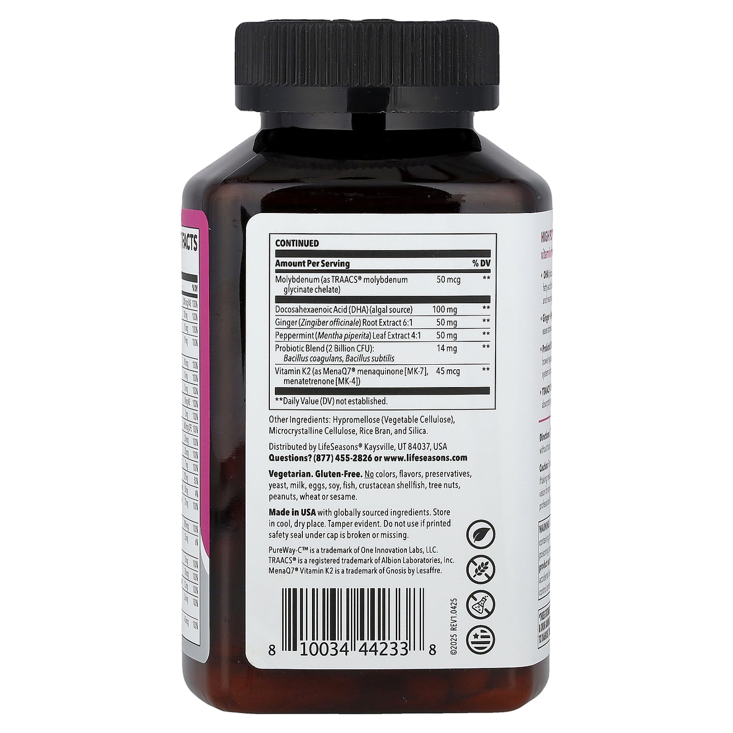 LifeSeasons, Therapeutics, Prenatal Multivitamin, 120 Veg Capsules