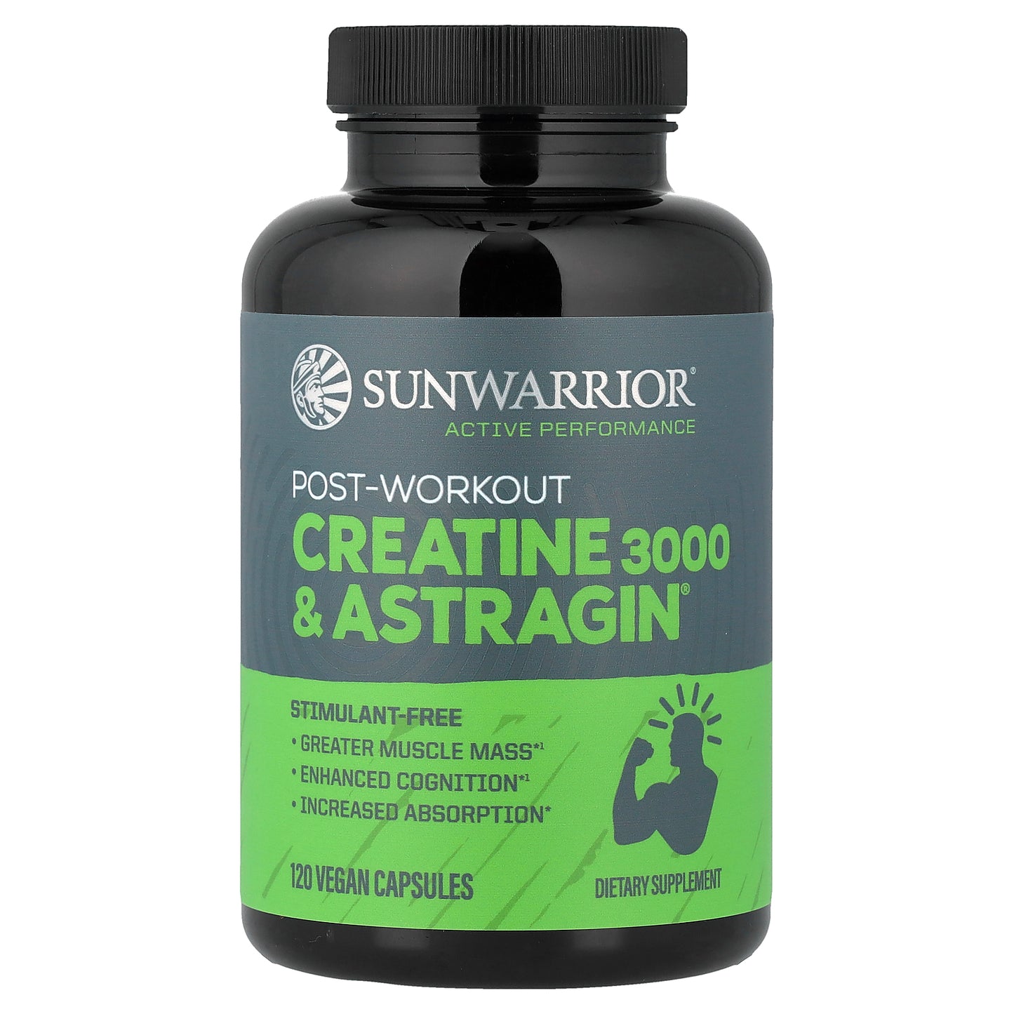 Sunwarrior, Post-Workout Creatine 3000 & Astragin®, 120 Vegan Capsules