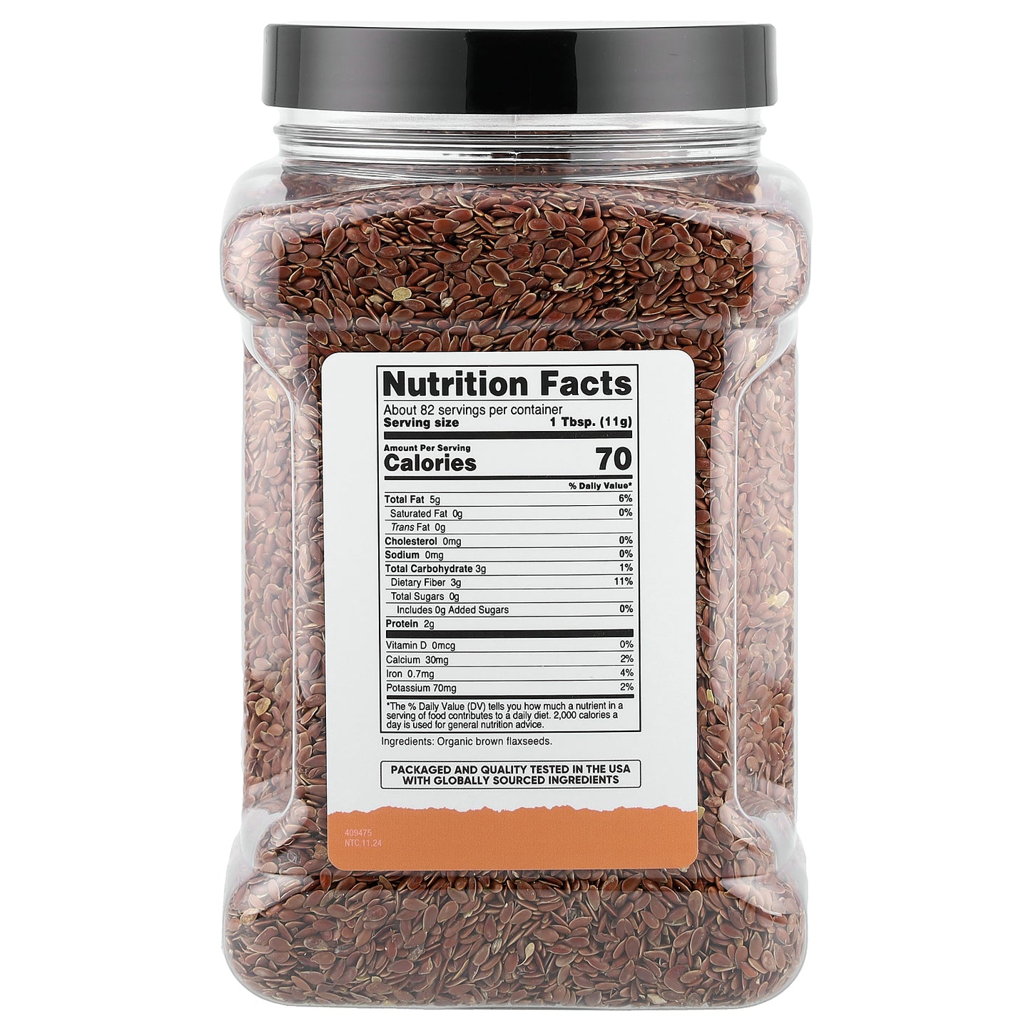 Nutricost, Pantry, Organic Flaxseeds, 32.4 oz (907 g)