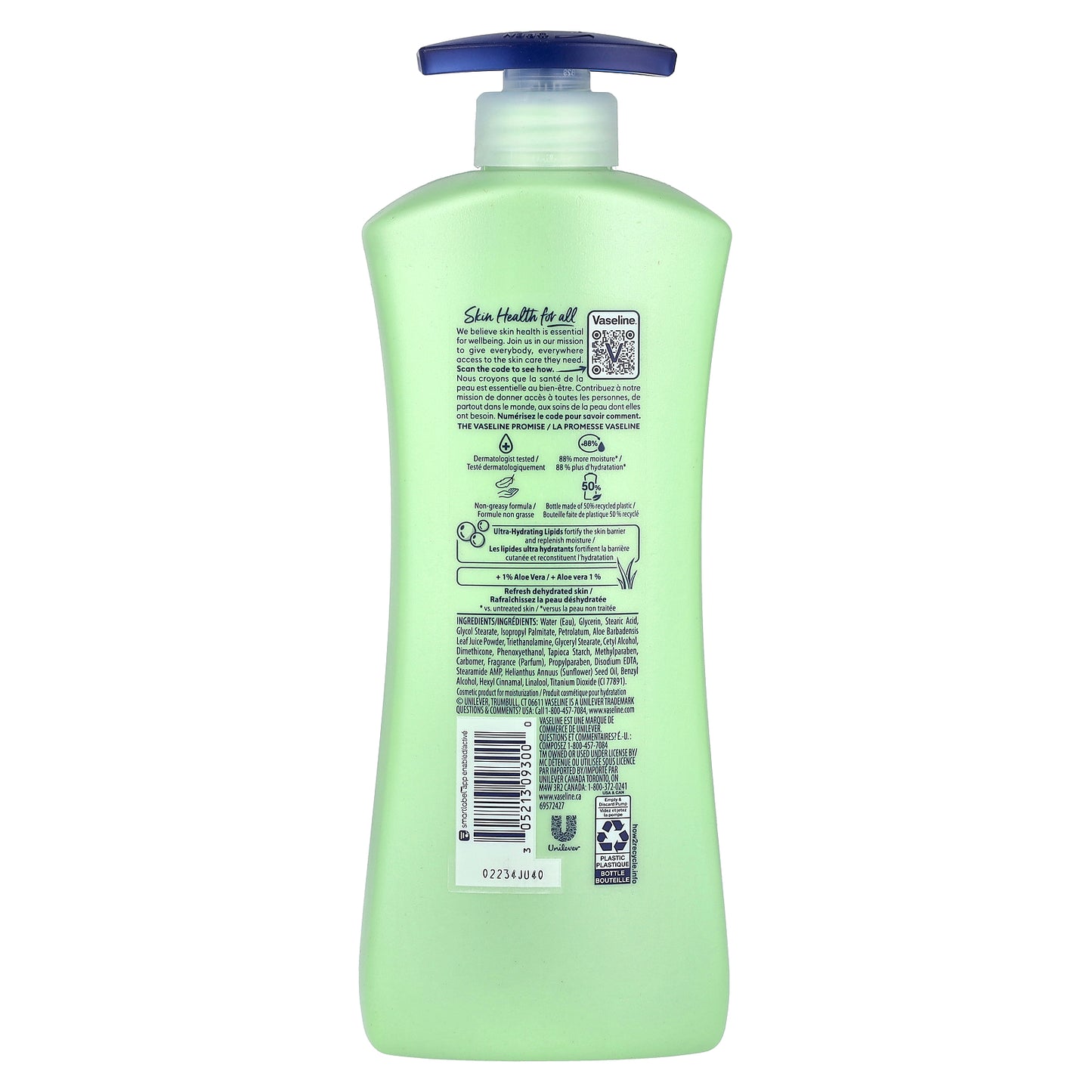 Vaseline, Intensive Care™, Soothing Hydration Lotion, 20.3 fl oz (600 ml)