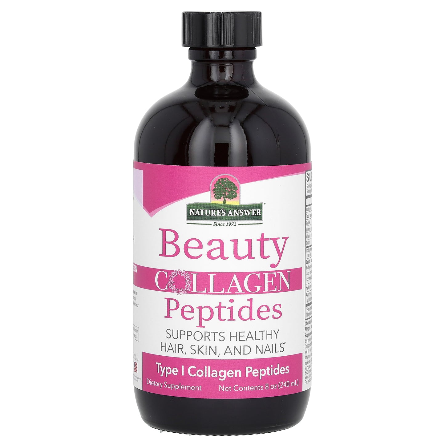 Nature's Answer, Beauty Collagen Peptides, Berry, 8 oz (240 ml)