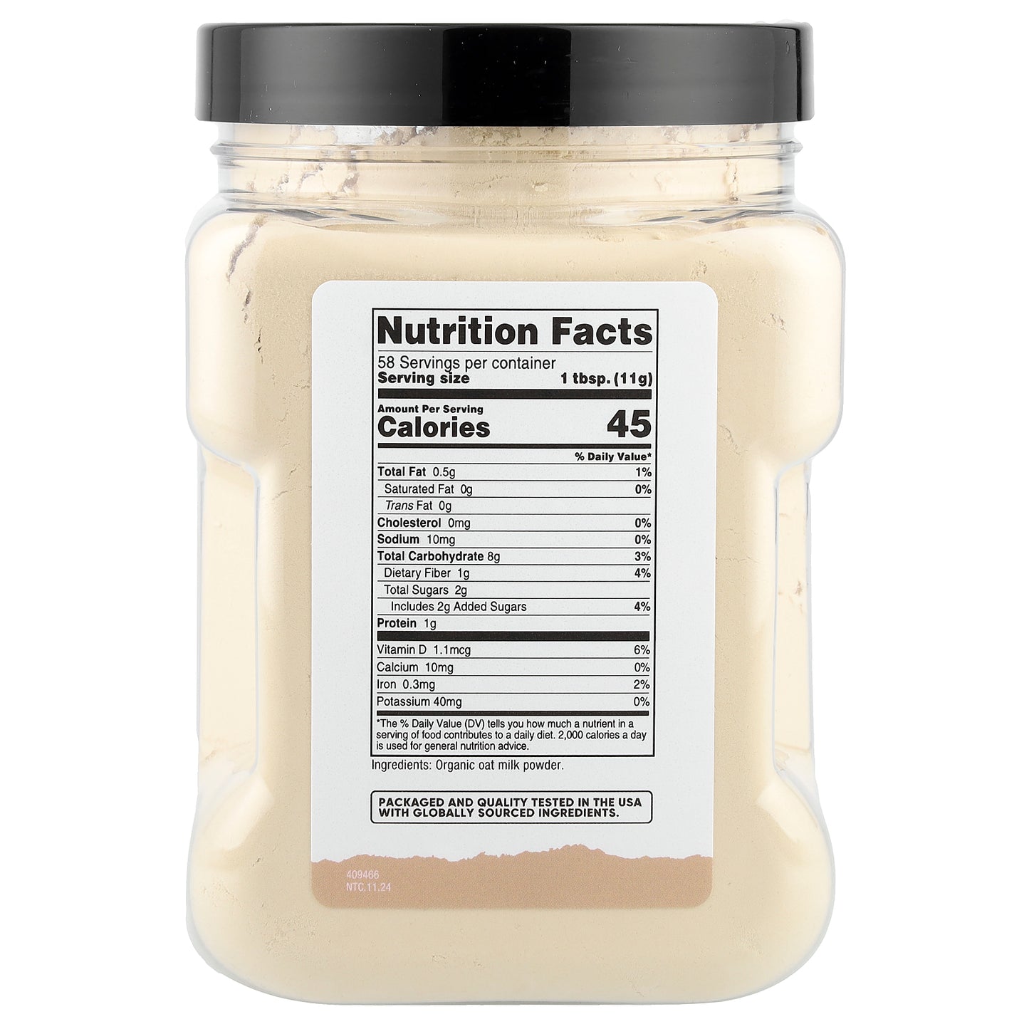 Nutricost, Pantry, Organic Oat Milk Powder, 22.7 oz (635 g)