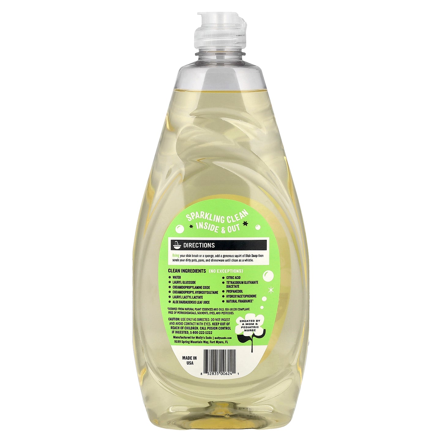 Molly's Suds, Dish Soap, Citrus, 24 fl oz