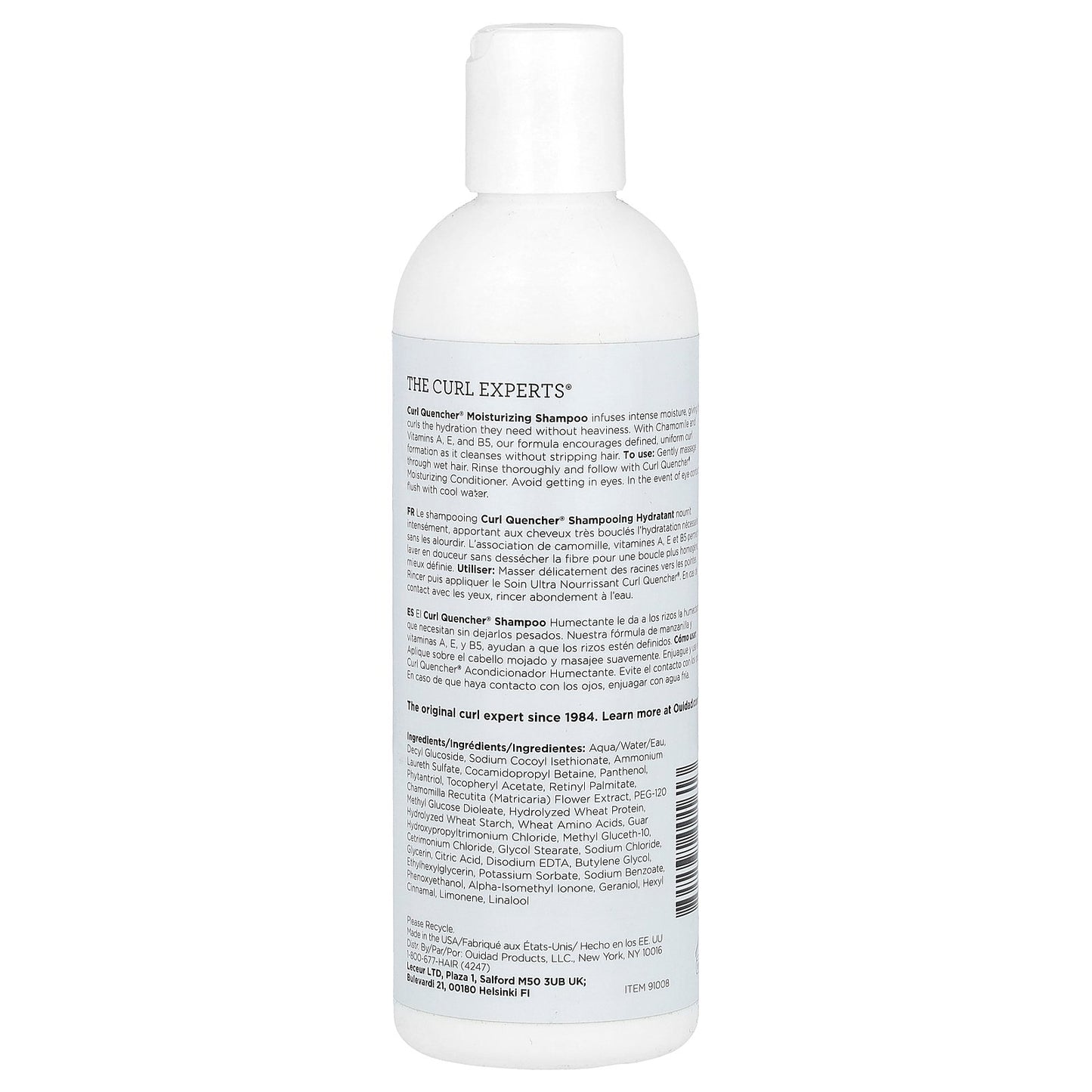 Ouidad, Curl Quencher®, Moisturizing Shampoo, Tight Curls, 8.5 fl oz (250 ml)