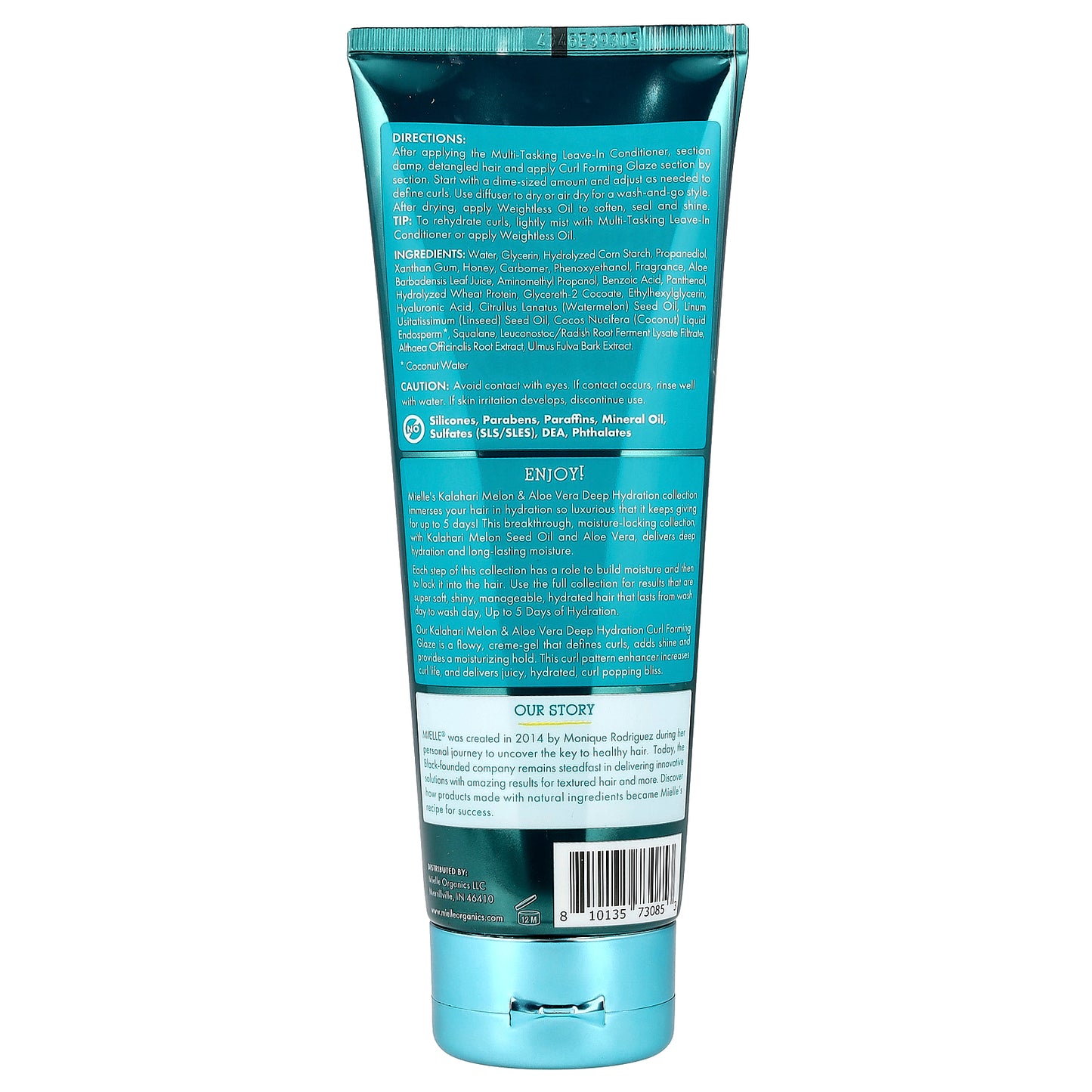 Mielle, Deep Hydration Curl Foaming Glaze, For Dry, Dehydrated Hair, Kalahari Melon & Aloe Vera, 7.5 oz (221 g)