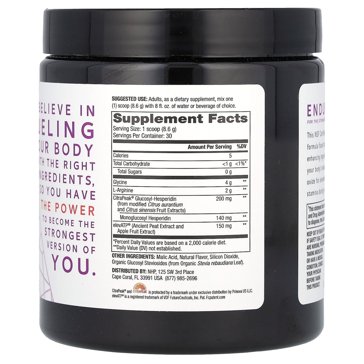 Dr. Mercola, Pure Power, Endurance, Glycine + L-Arginine, Berry Blast, 9.1 oz (258 g)