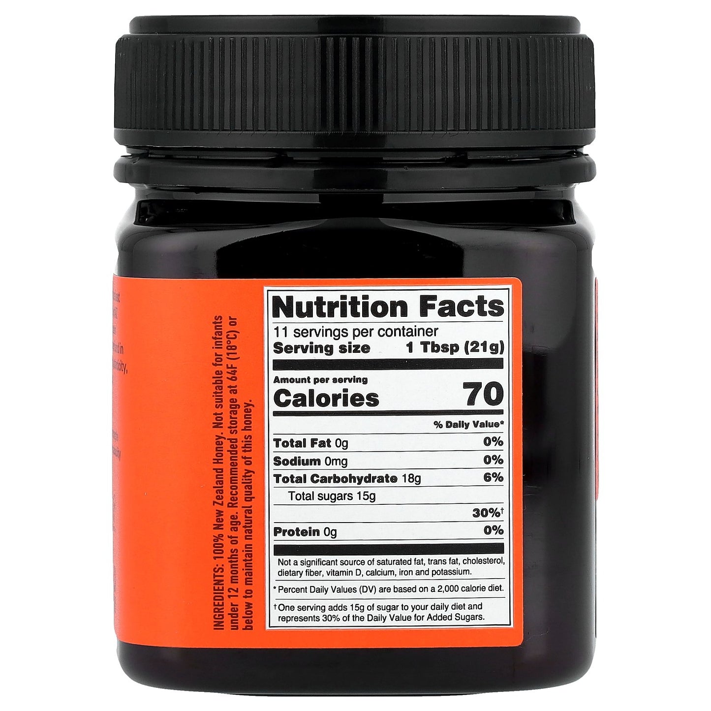 Egmont Honey, Manuka Honey, Raw & Unpasteurized, UMF™ 20+, MGO 830+, 8.8 oz (250 g)